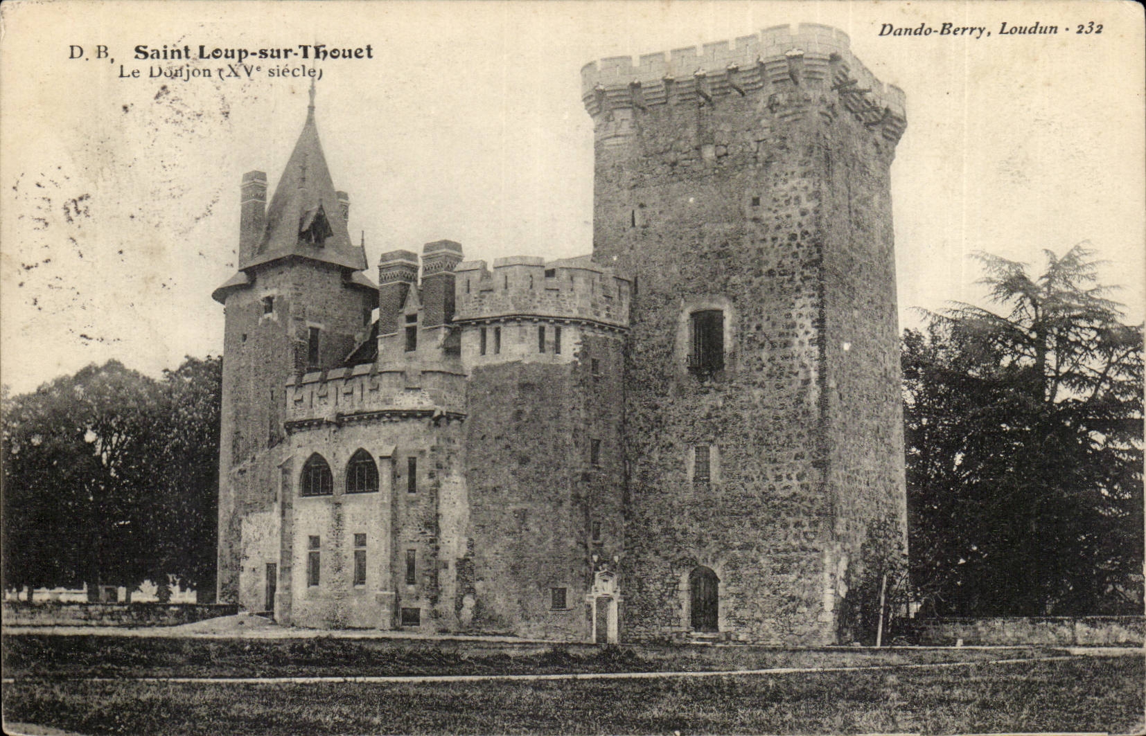 Saint Wolf auf Thouet CPA der Unterhalt