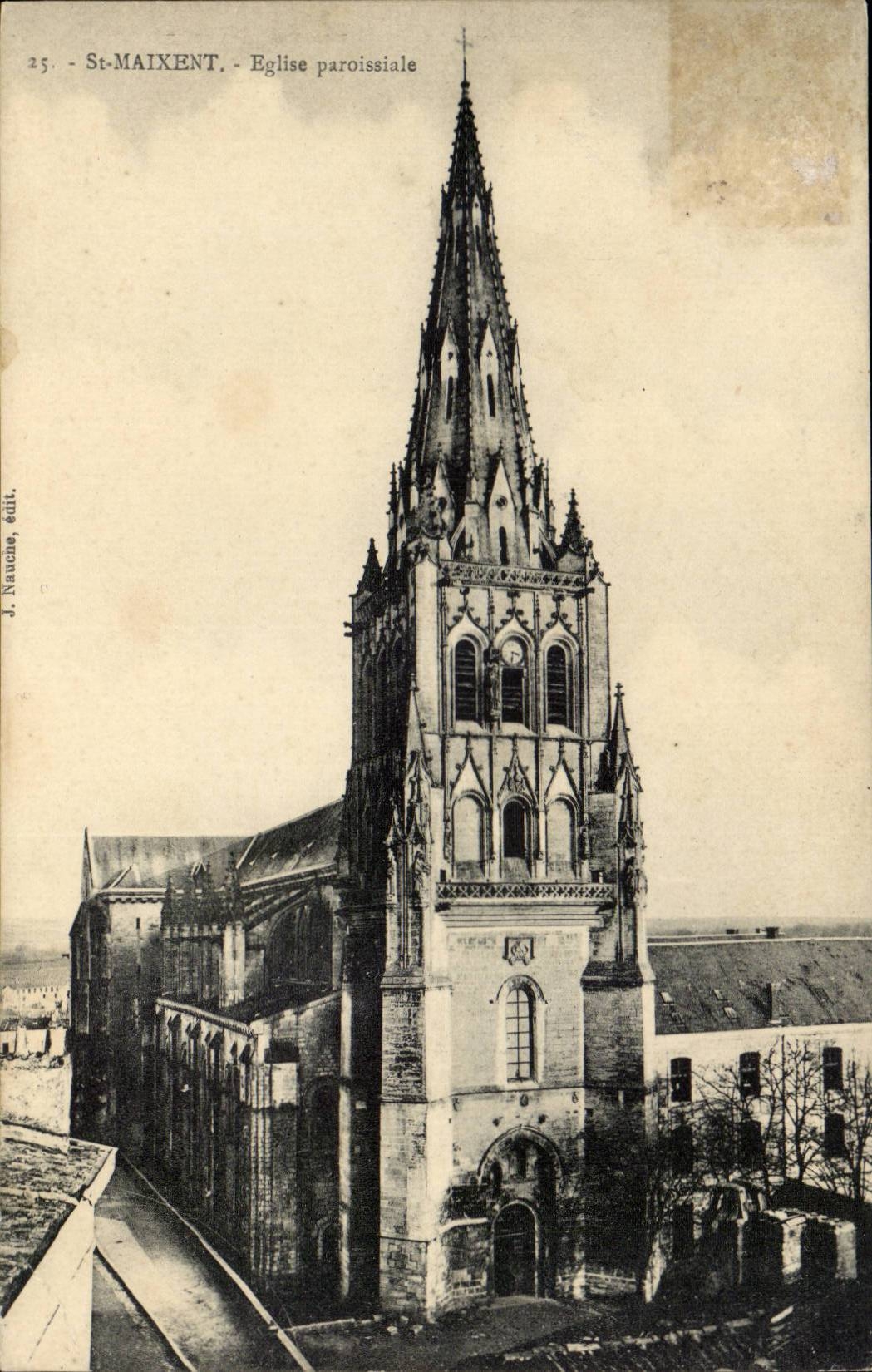 Saint Maixent CPA Parish church