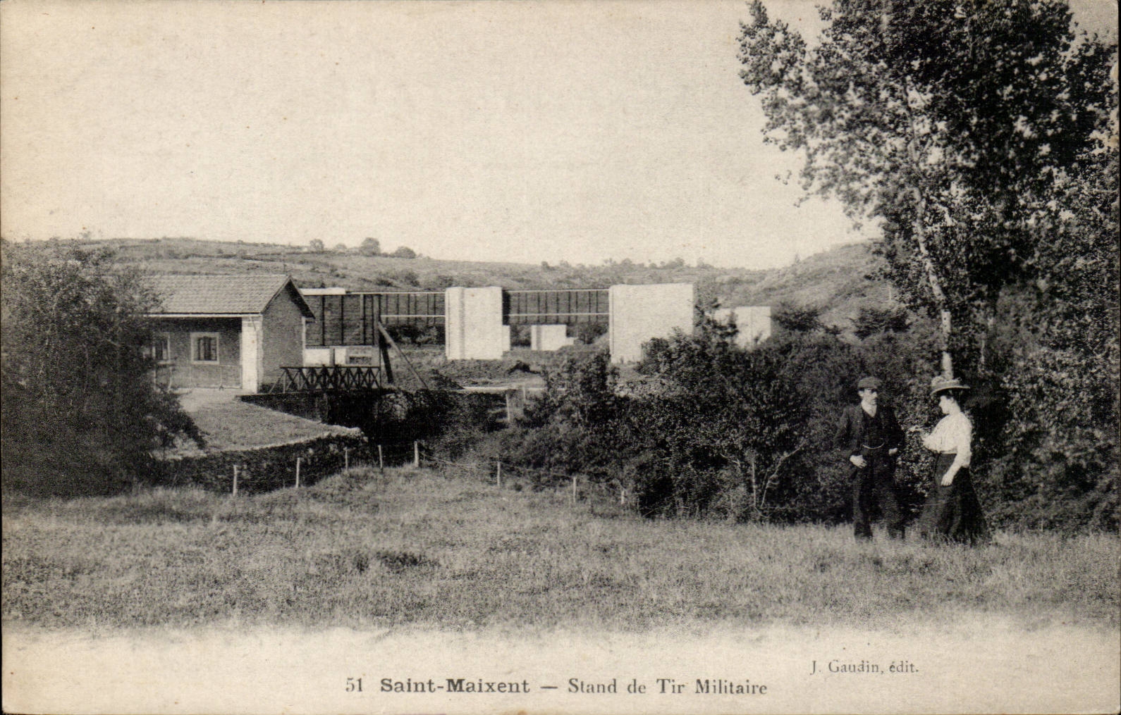 Saint Maixent CPA Militarschiessenstrecke