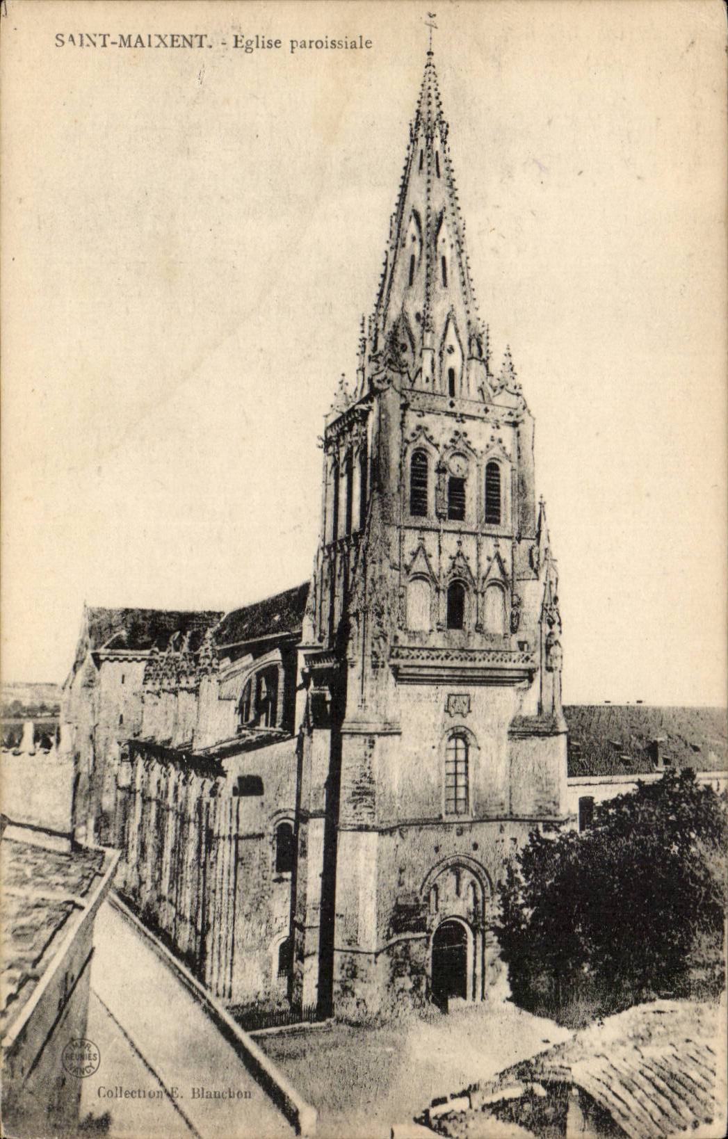 Saint Maixent CPA Parish church