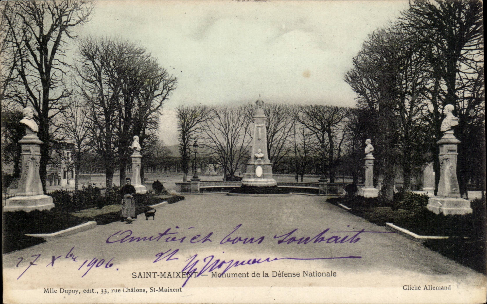 Saint Maixent CPA Monument of national Defense