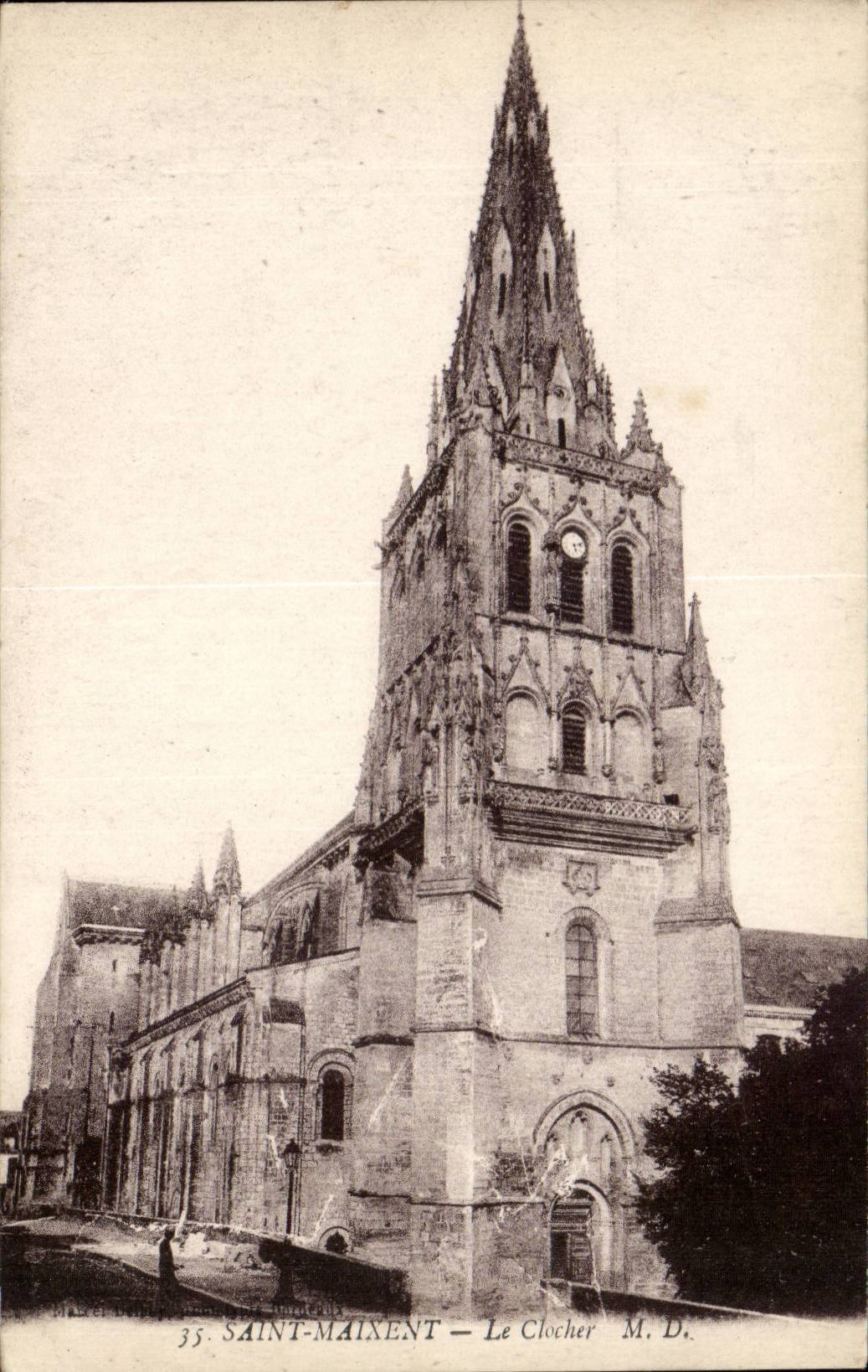 Saint Maixent CPA the bell-tower