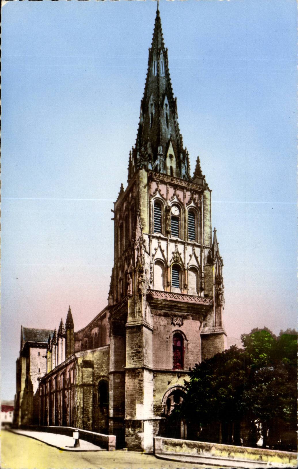 Saint Maixent CPA Abbey church