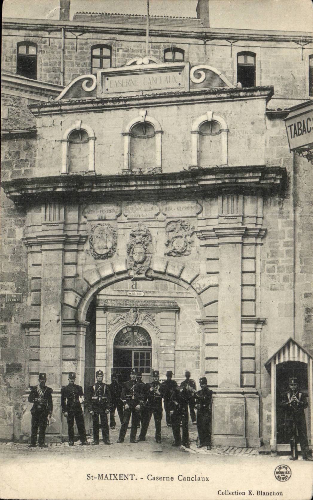 Saint Maixent CPA Canclaux Barracks