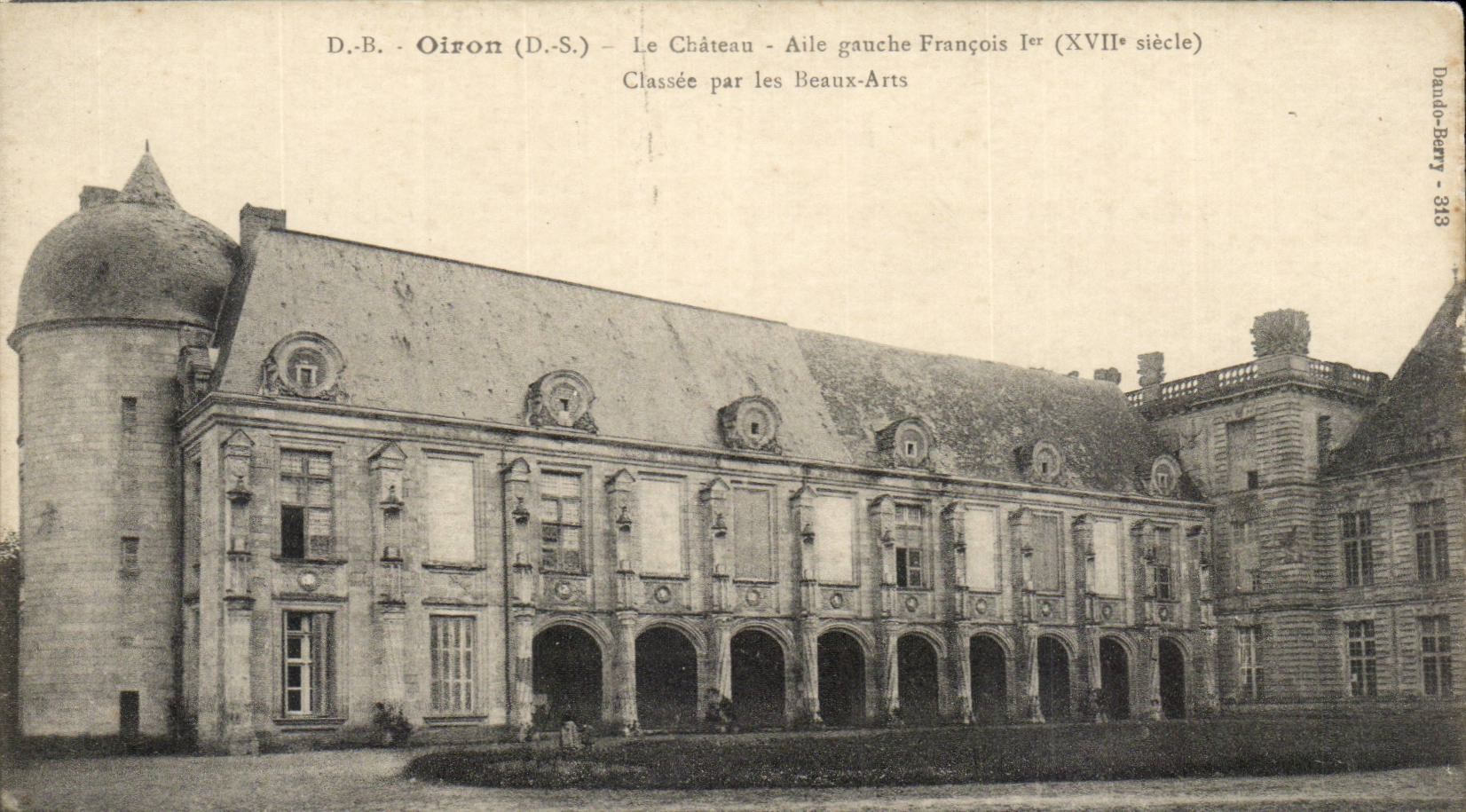 Oyron CPA die Schloss Rechte bekannt ab François 1 Oiron