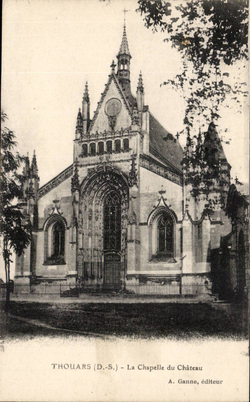 Thouars CPA the vault of the castle