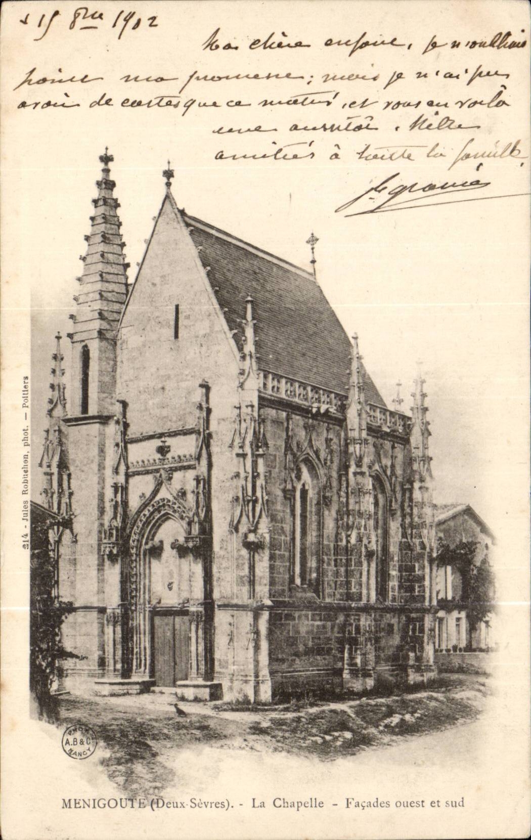 Menigoute CPA die Wolbung westliche und sudliche Fronten