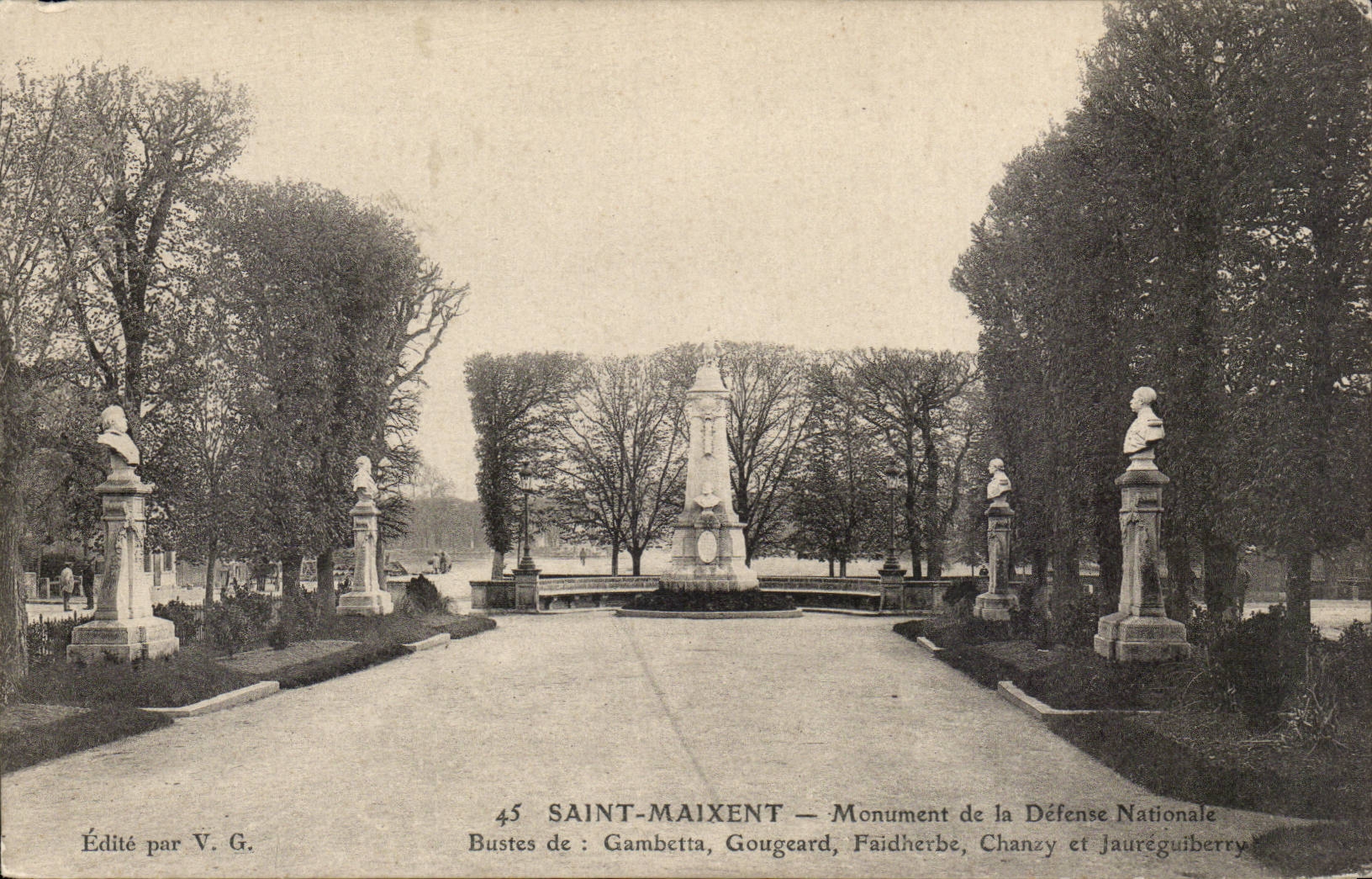 Saint Maixent CPA Monument of national defense