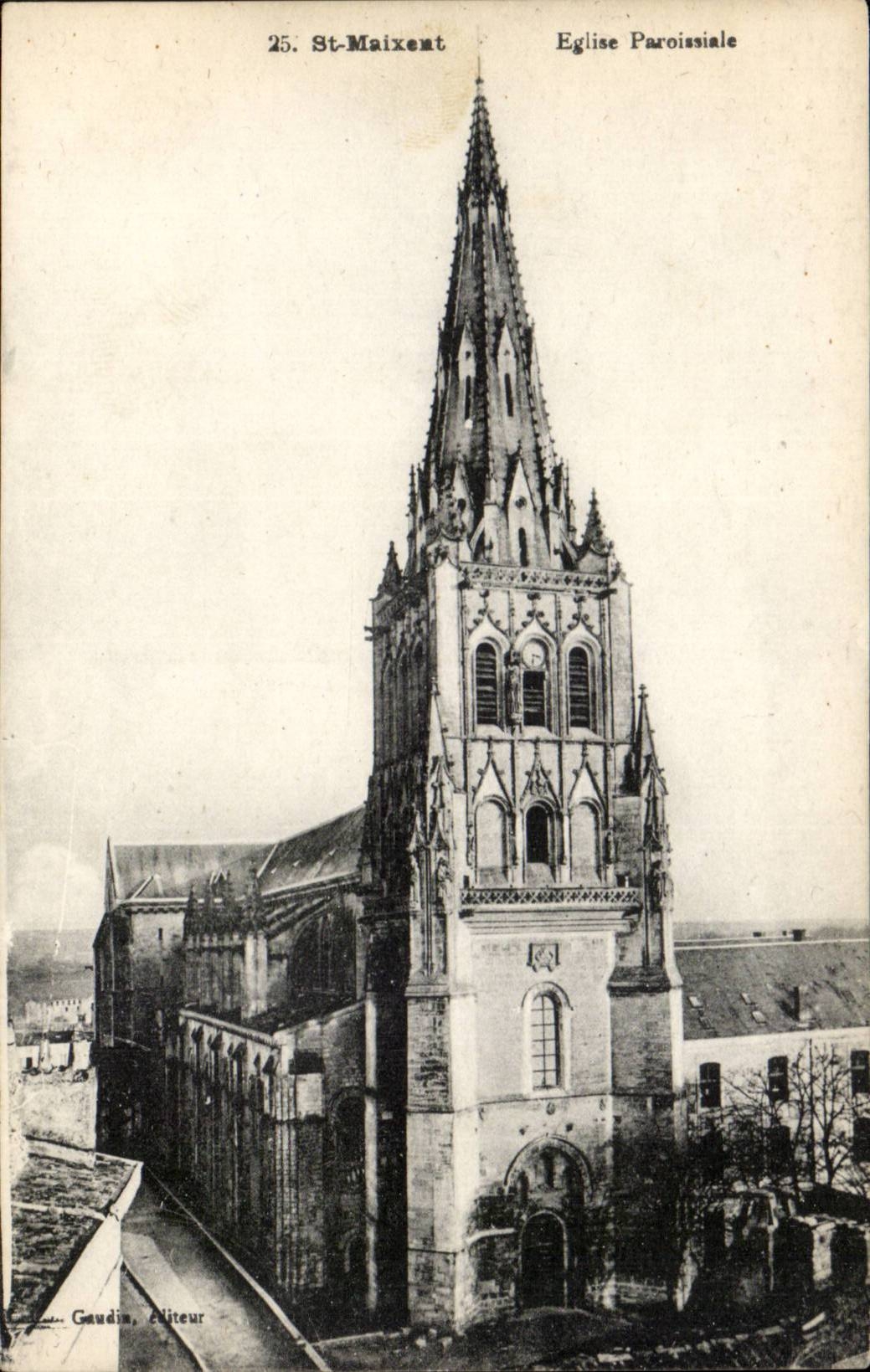 Saint Maixent CPA Parish church