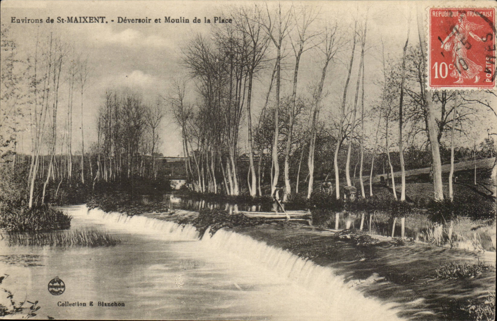 Surroundings of Saint Maixent CPA Outfall and mill of the place