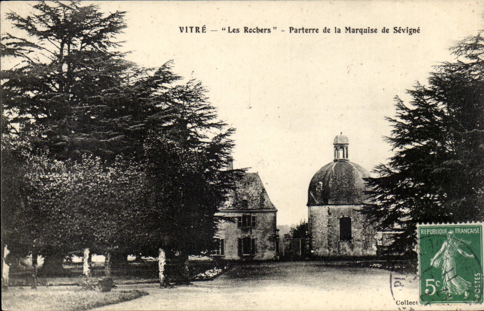 Glaze CPA the rocks of the marchioness of SEvigne