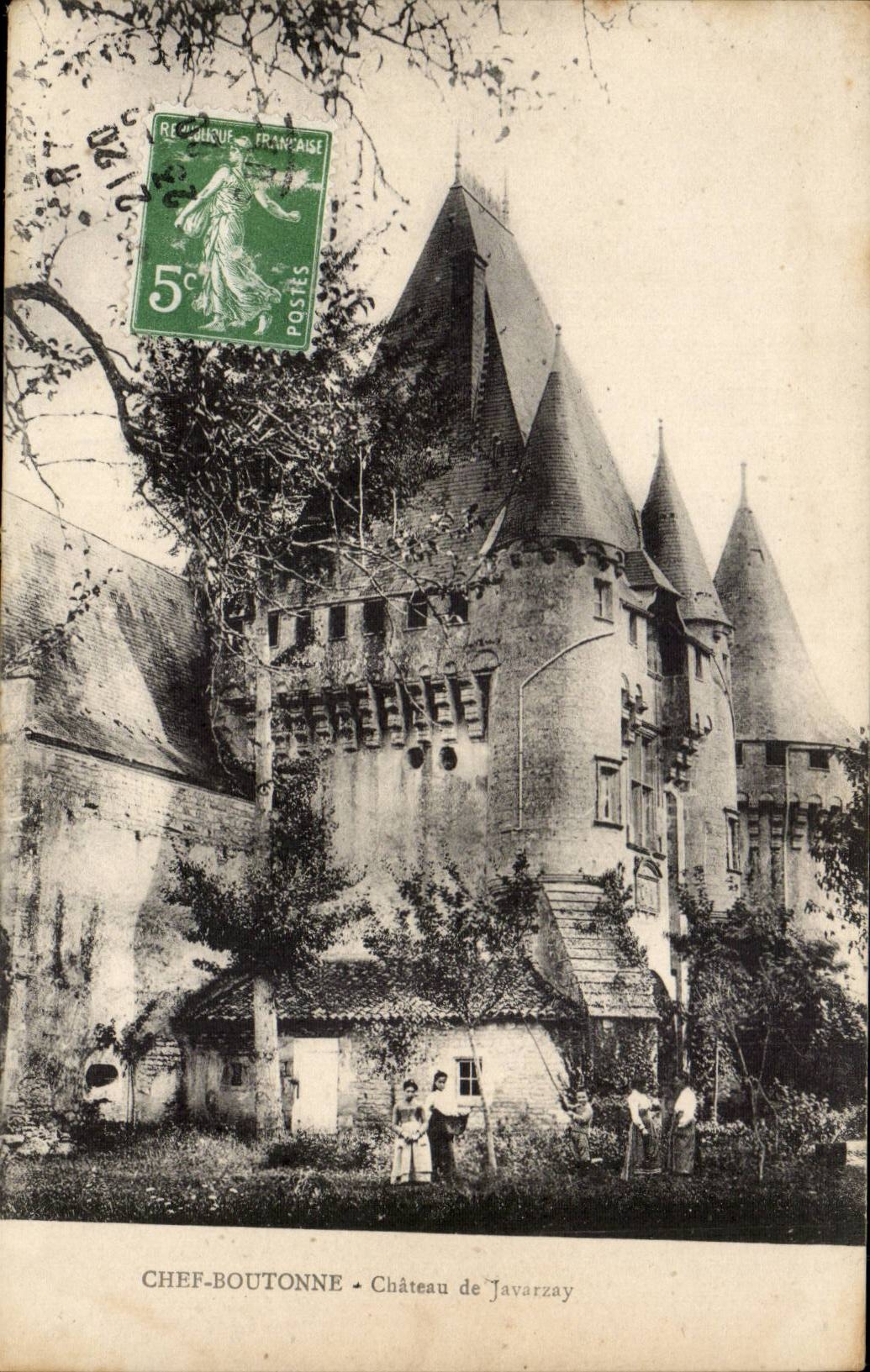 Chief Buttons CPA Castle of Javarray