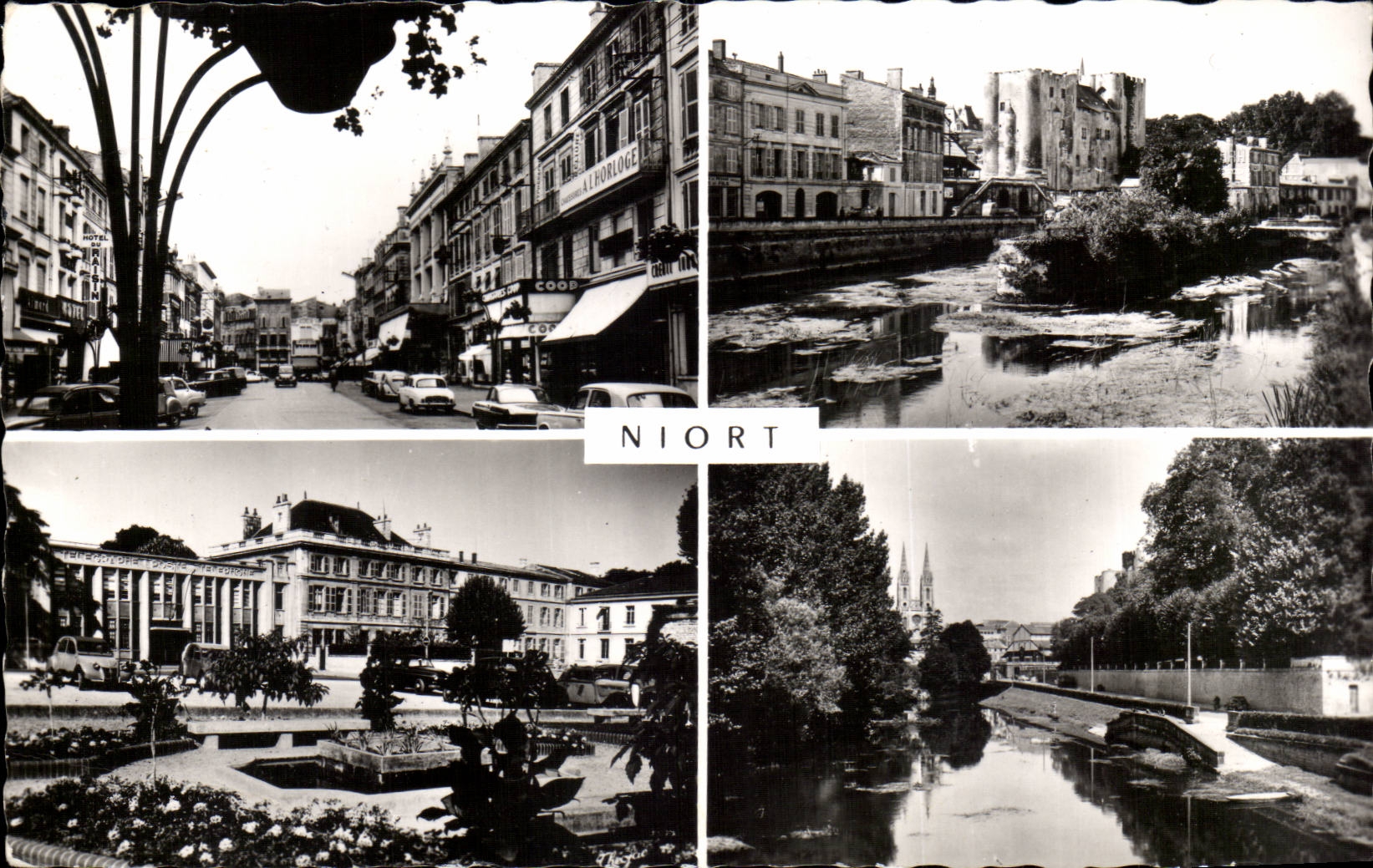 Niort MODERN CARD Street Victor Hugo Poste Keep Separates Niort