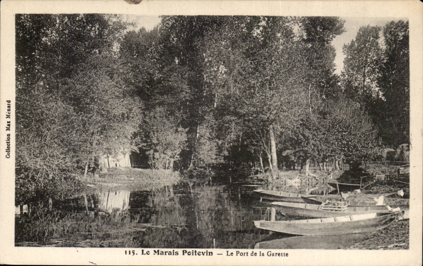 CPA the Marsh poitevin the port of Garette