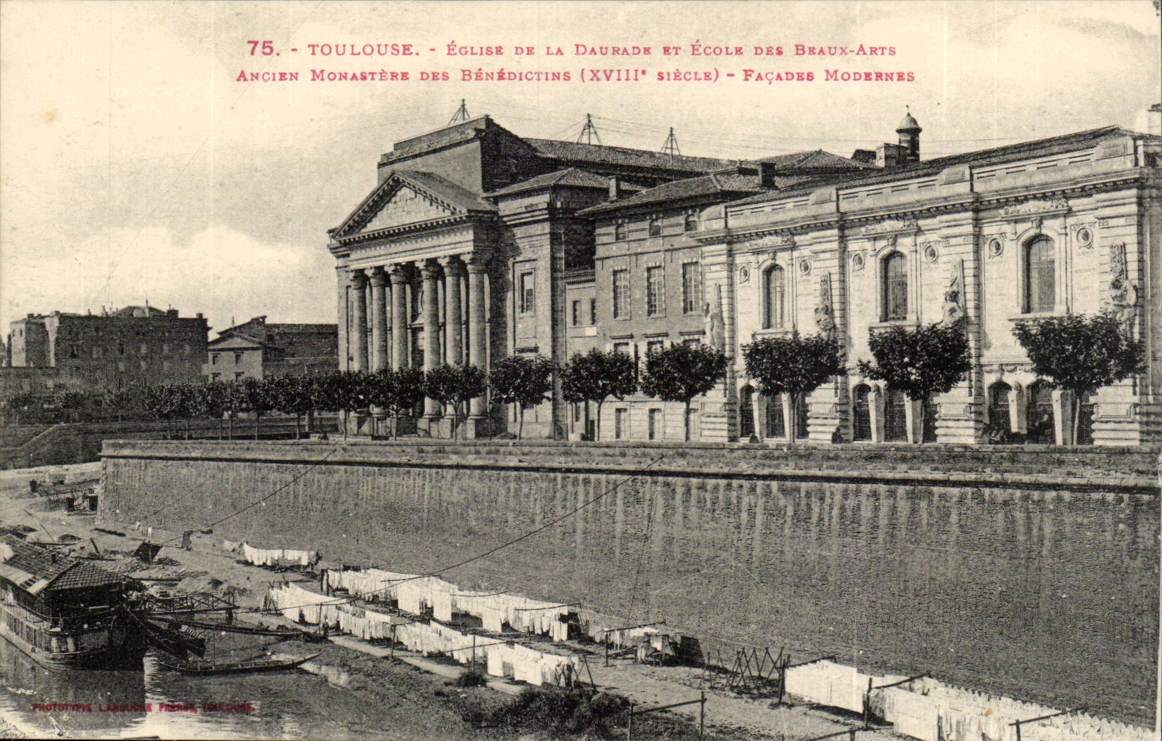 Toulouse CPA Eglise de la DAurade et ecole des beaux arts Ancien monastere des Benedictins FAcades modernes