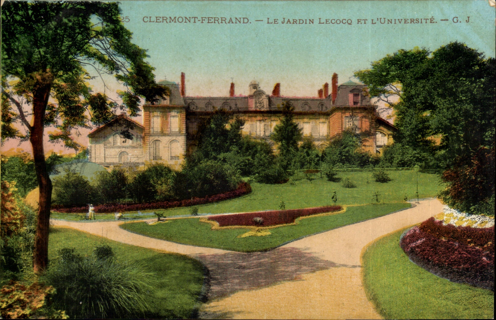 Clermont-ferrand CPA der Lecocq Garten und die Universitat