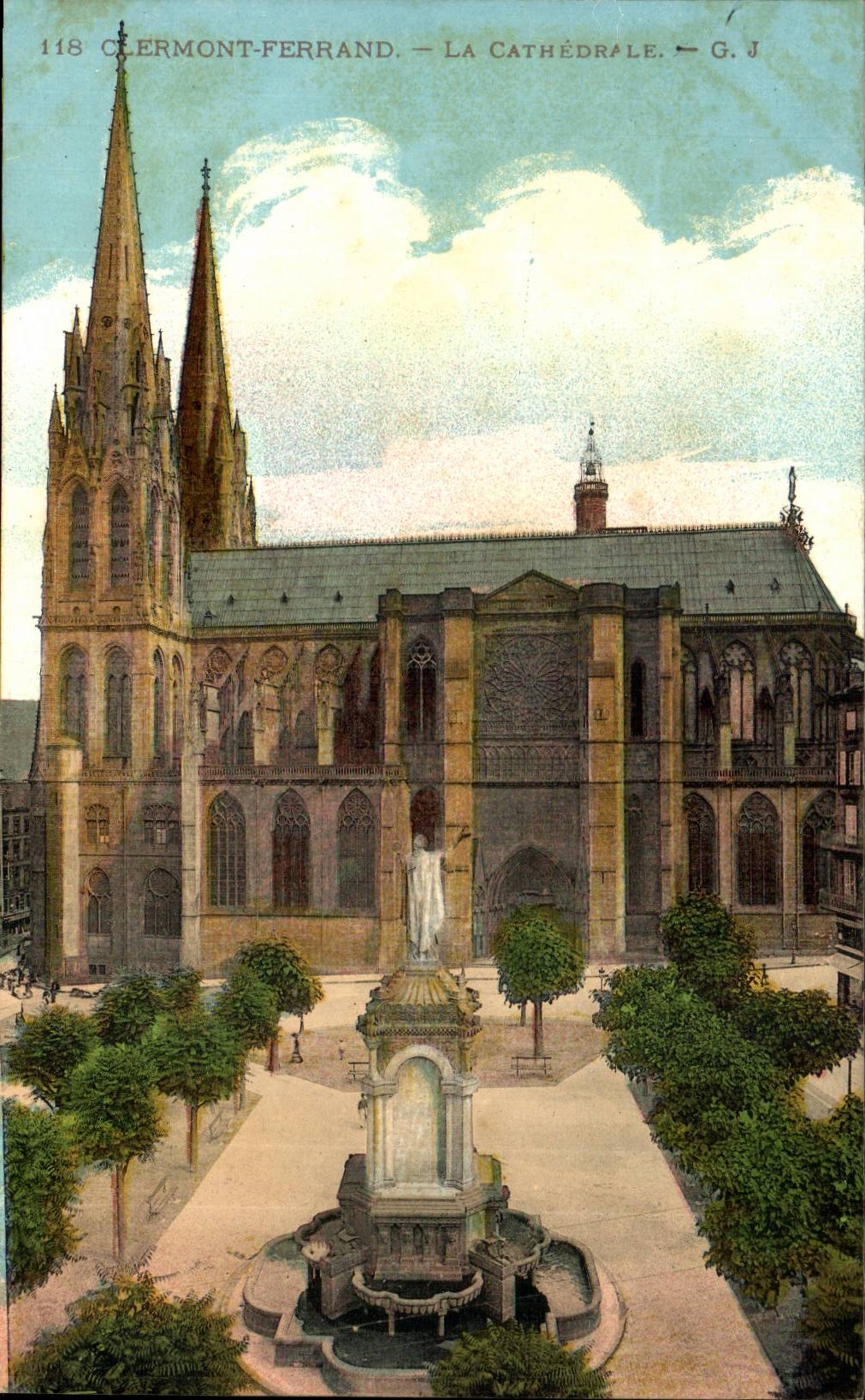 Clermont-ferrand CPA die Kathedrale
