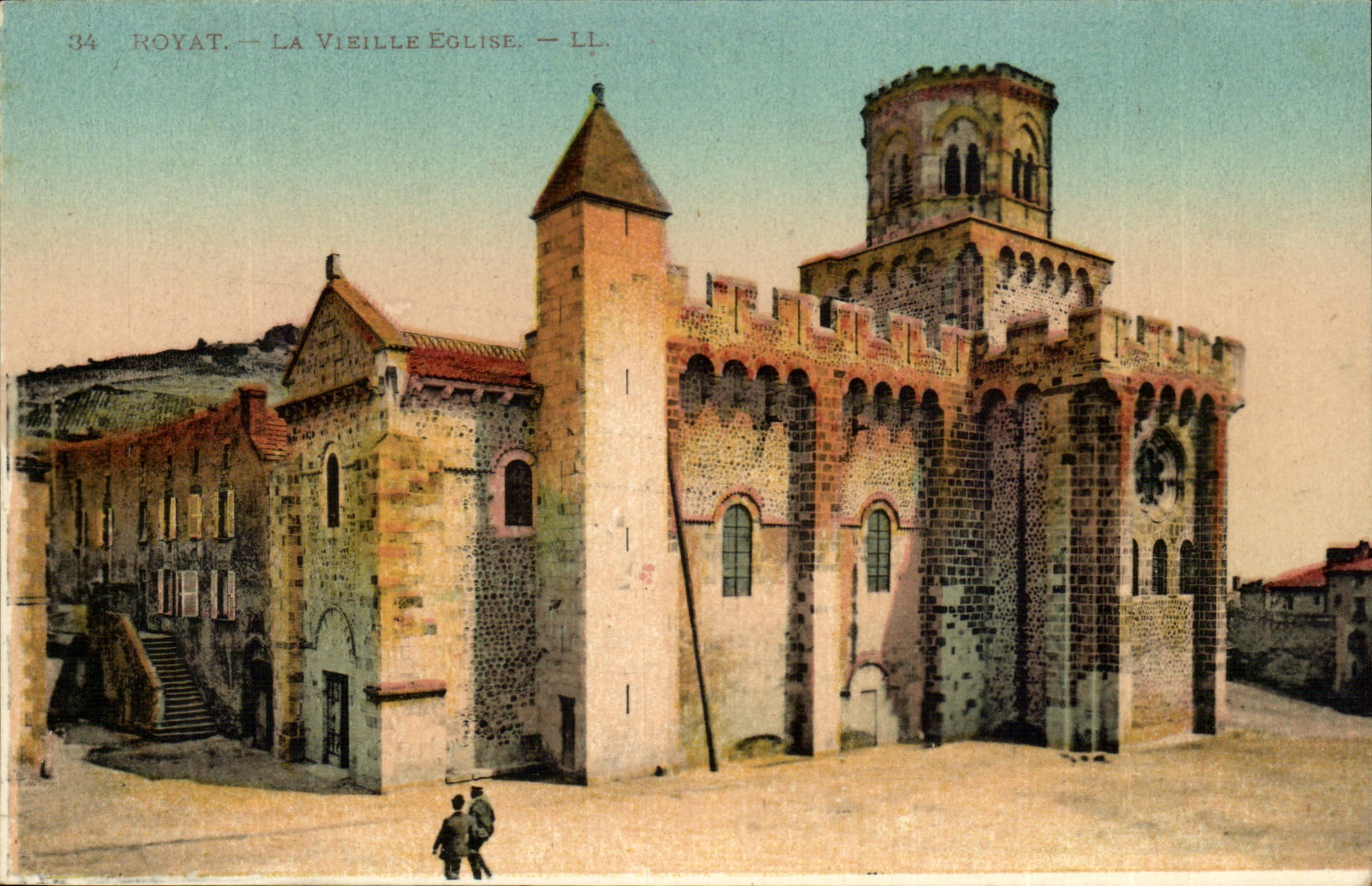 Royat CPA the old church