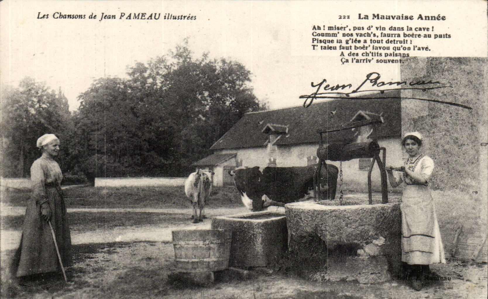 Songs of Jean Branch the bad year (folklore peasant) (cow)