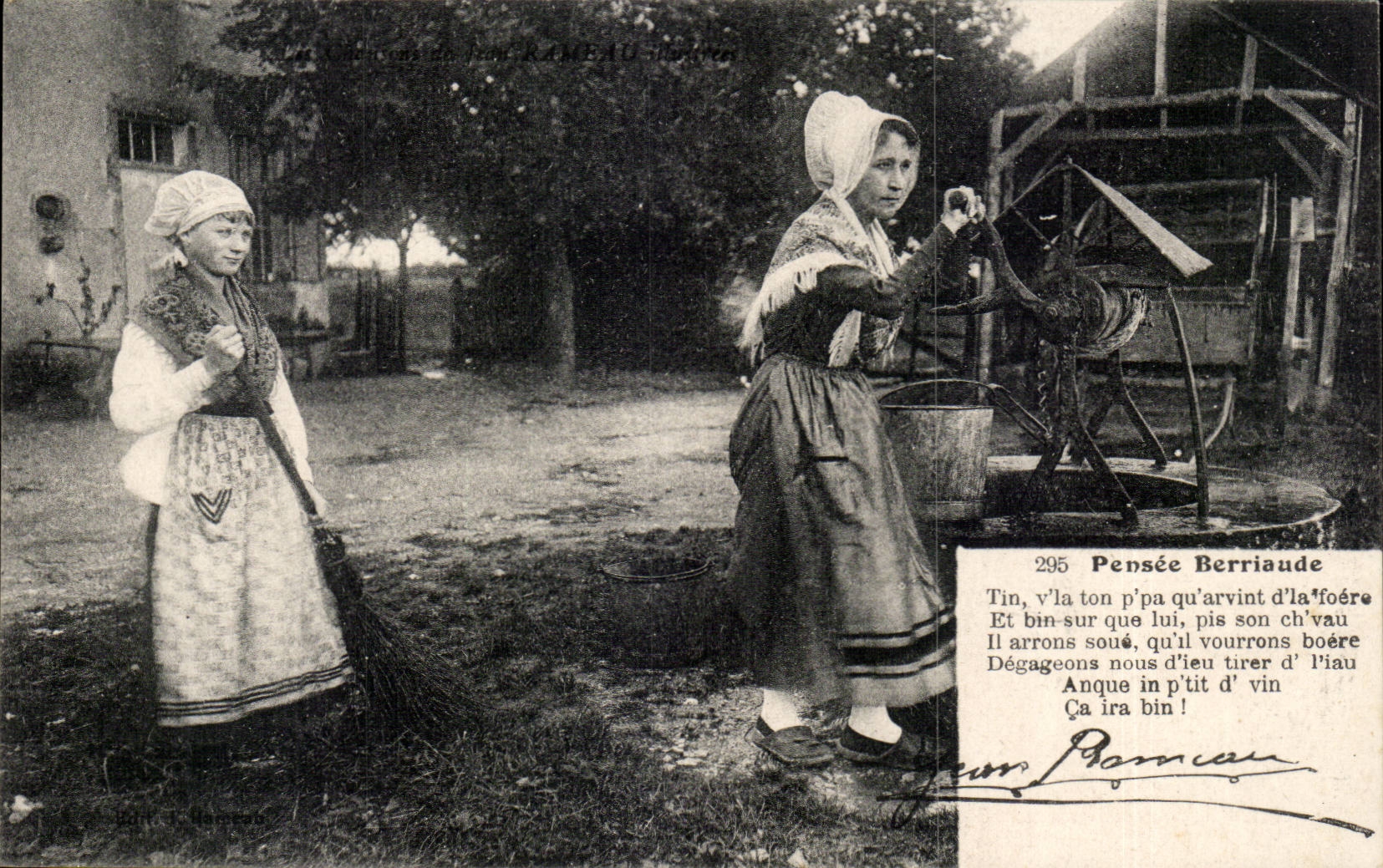 Songs of Jean Branch thought Berriaude (folklore peasant) (cow)