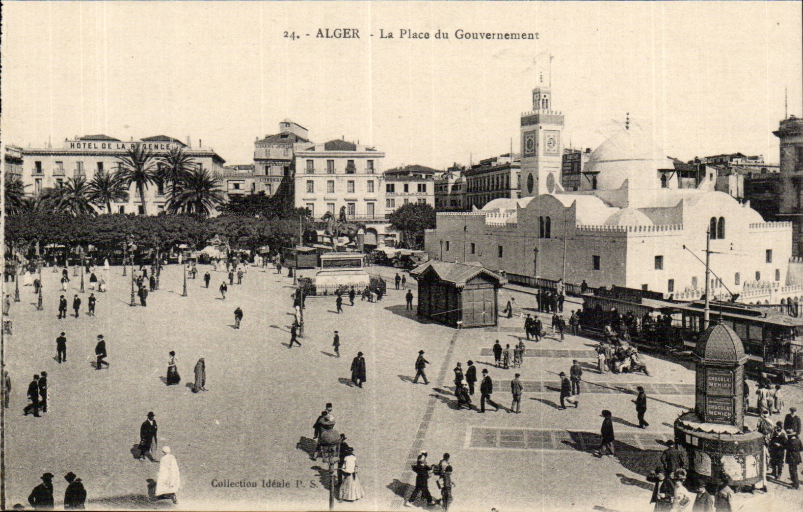 Algiers CPA der Ort der Regierung