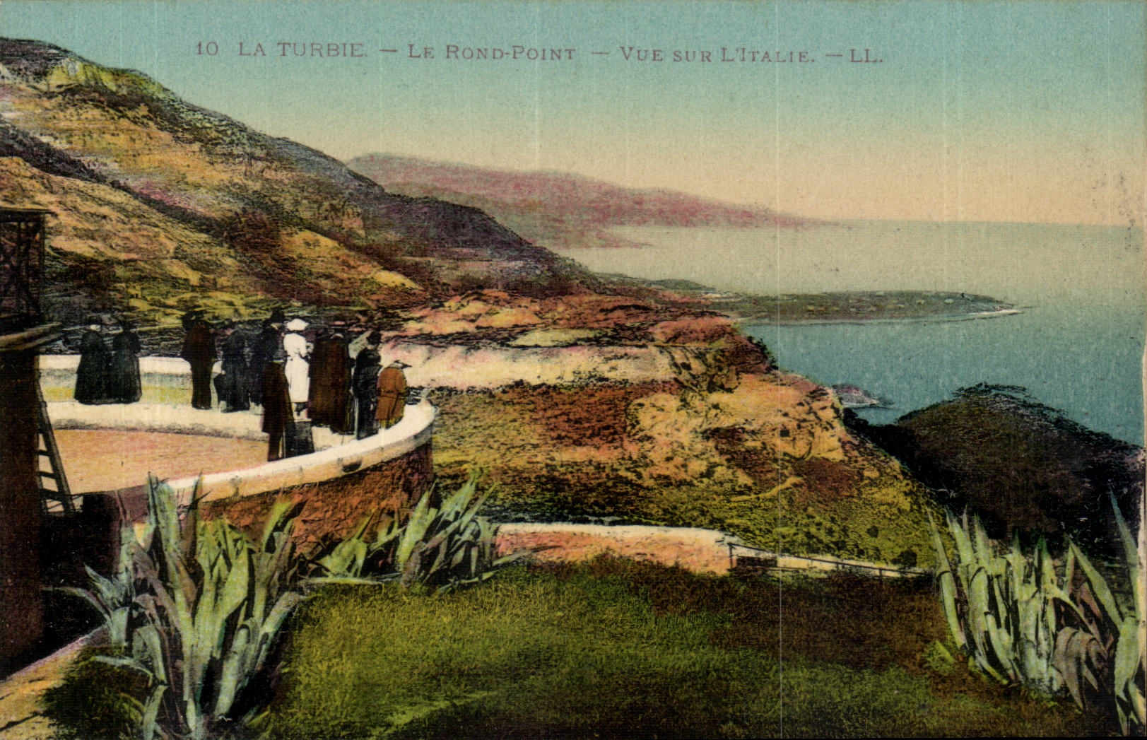 La Turbie CPA the round Not seen on Italy