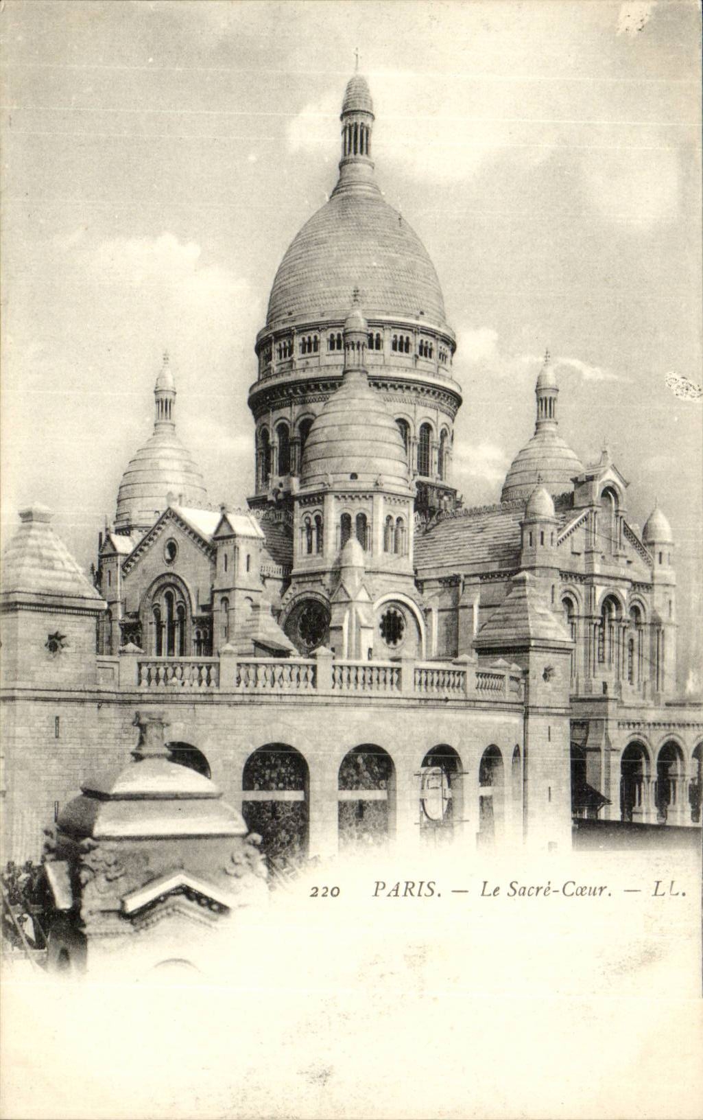 Paris CPA Le sacre Coeur (Montmartre)