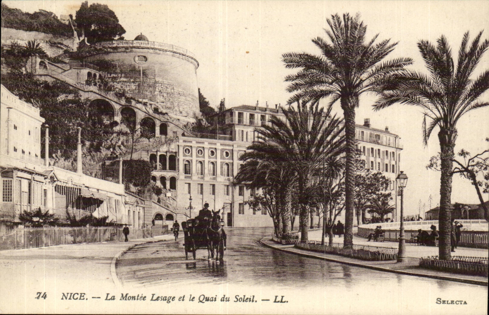 Nice CPA the Lesage rise and the quay of the sun