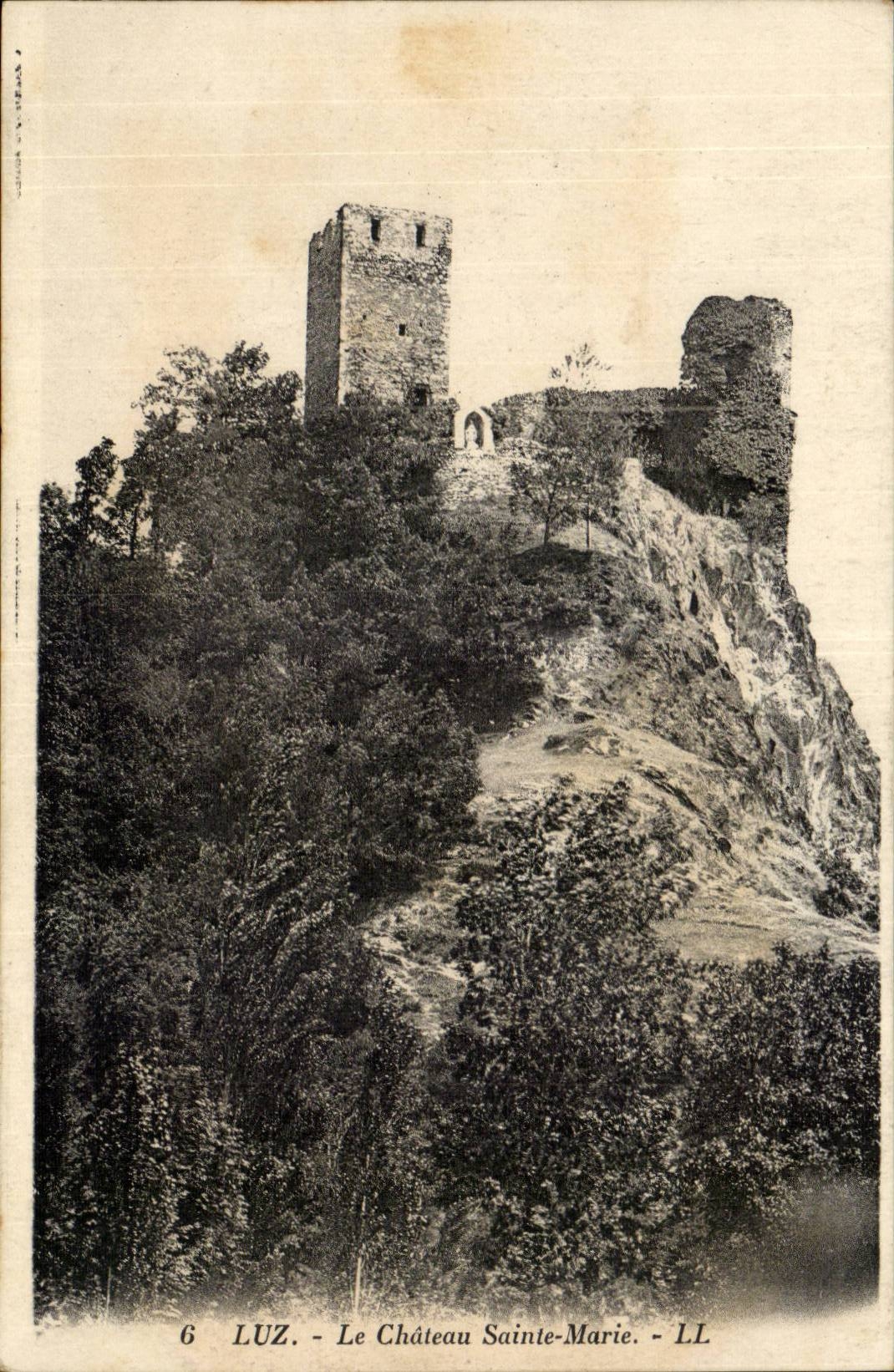 Luz CPA the castle Sainte Marie