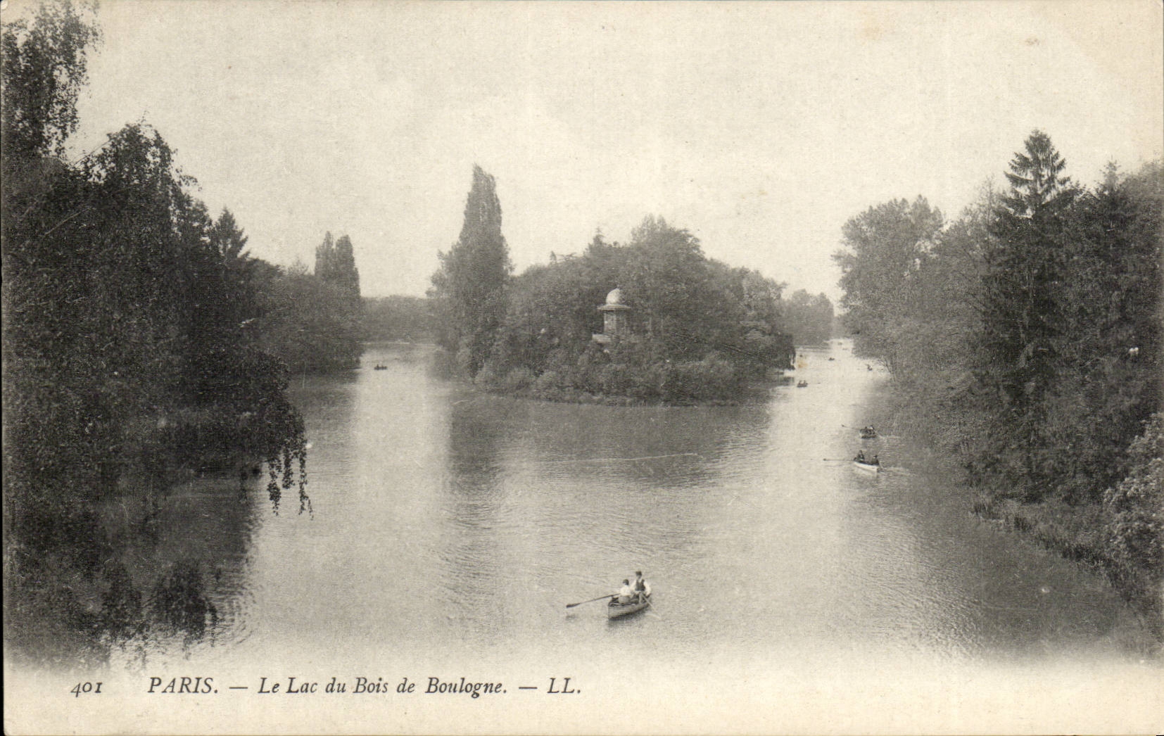 Paris CPA lac du Bois de Boulogne