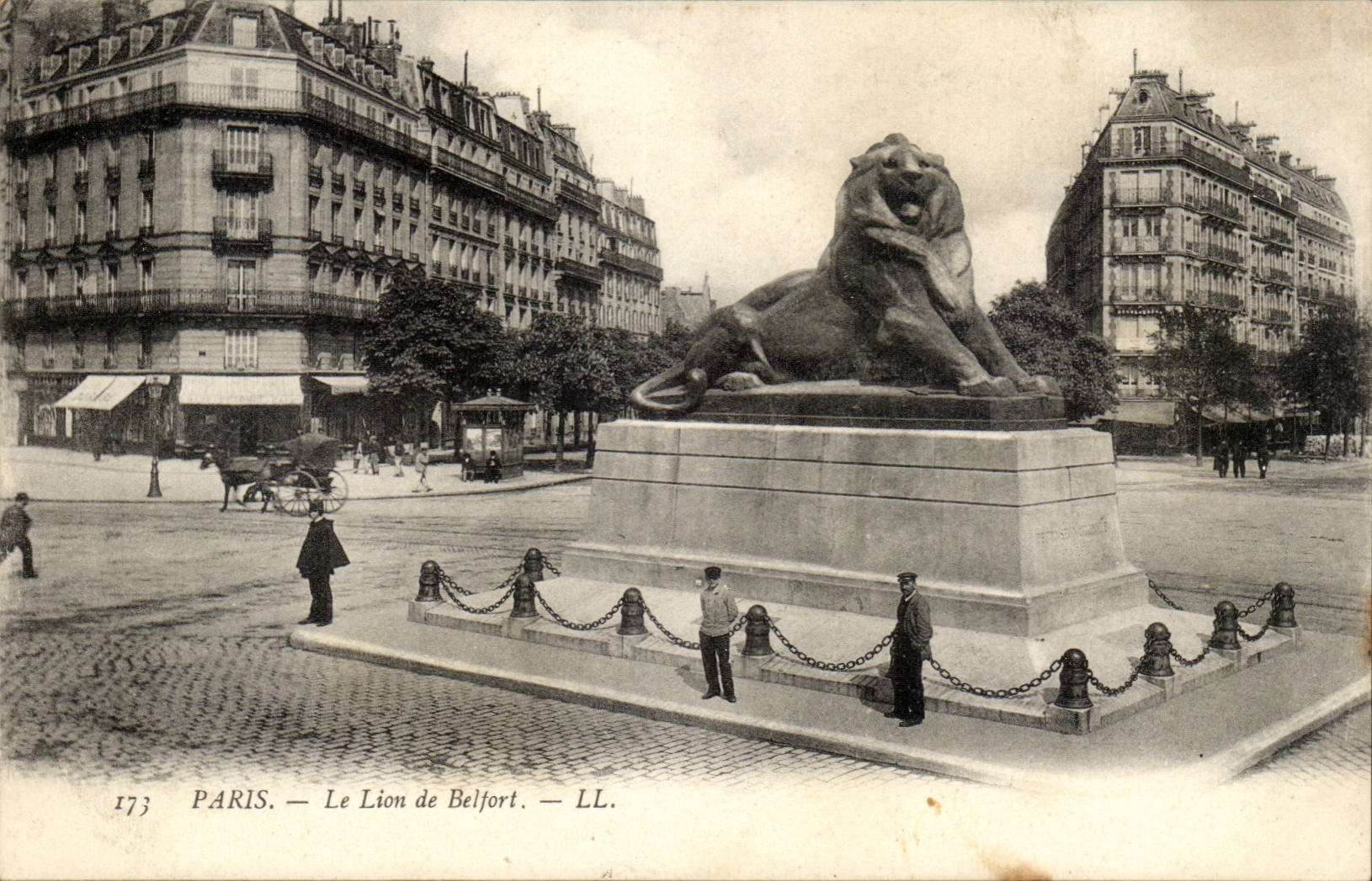 Paris CPA Lion of Belfort