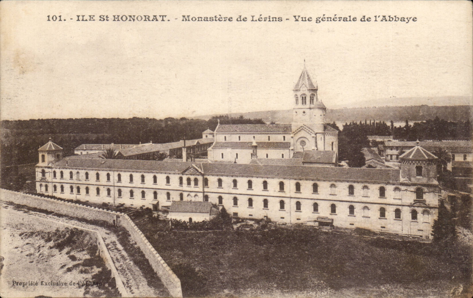 Insel-Str honorat CPA Kloster der lerins Ansicht der Abtei