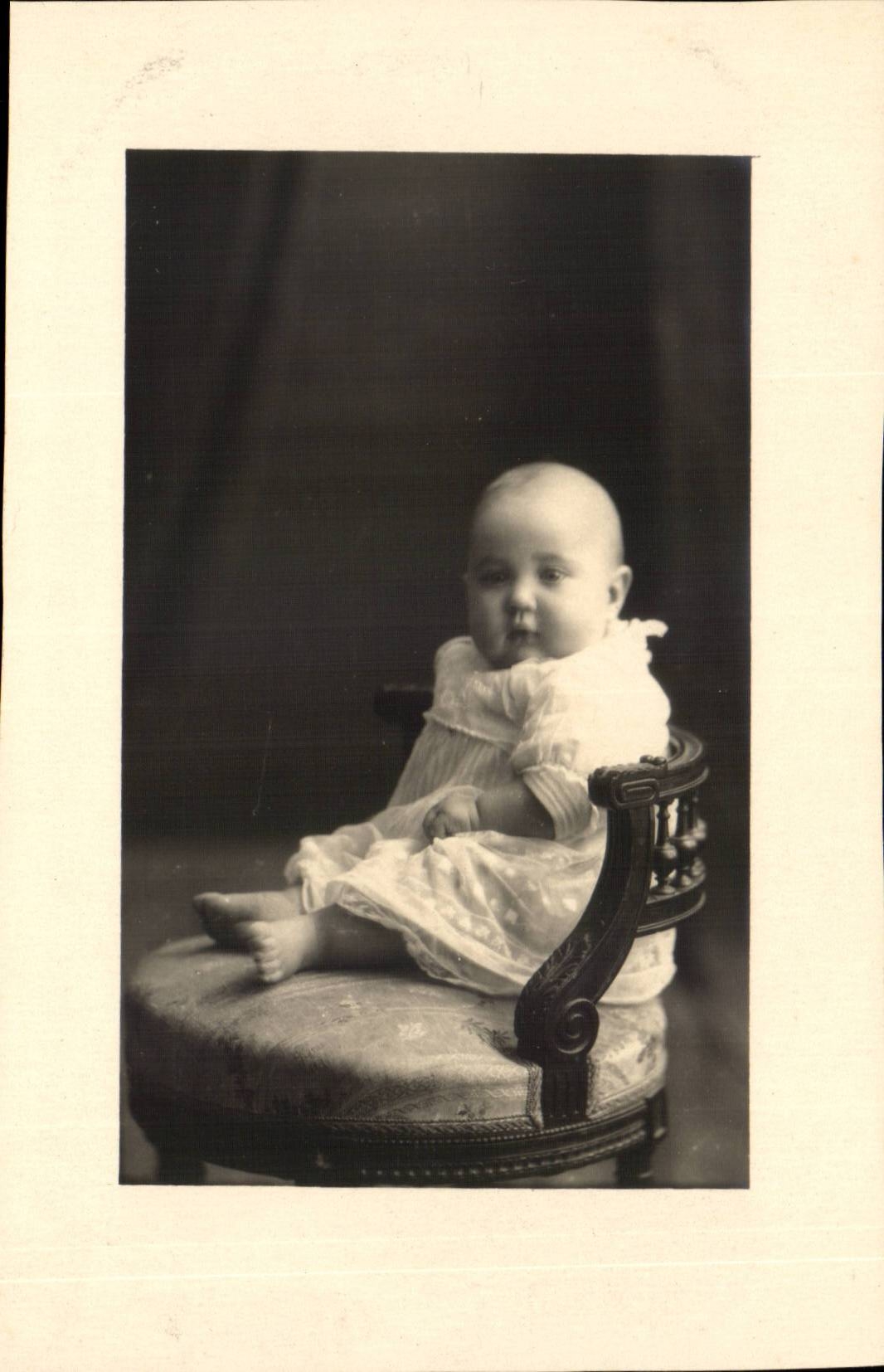 Real photo Jean Polette Chateauroux September 1929 Child baby