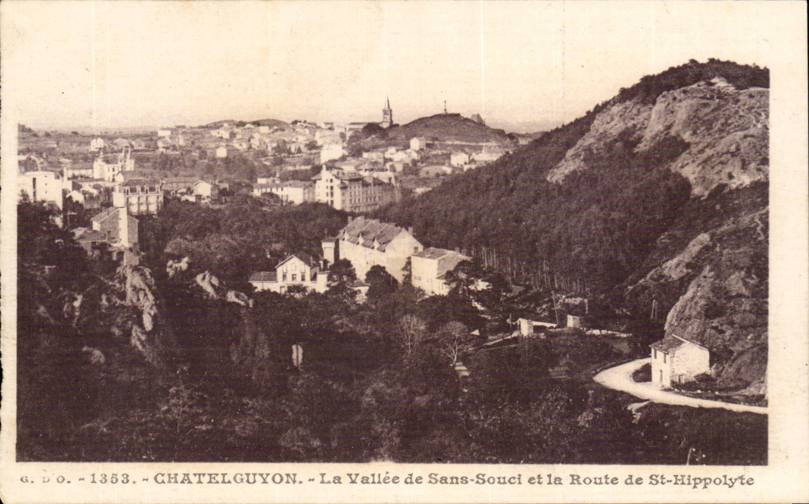 Chatelguyon CPA Valley of Without concern and the road of St Hyppolyte