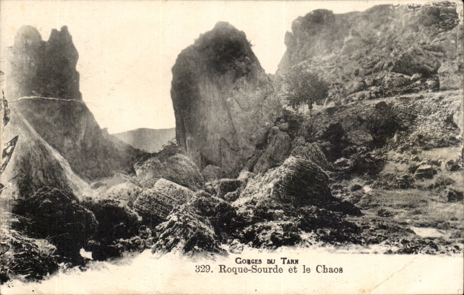 Gorges du Tarn CPA Roque Sourde et le chaos