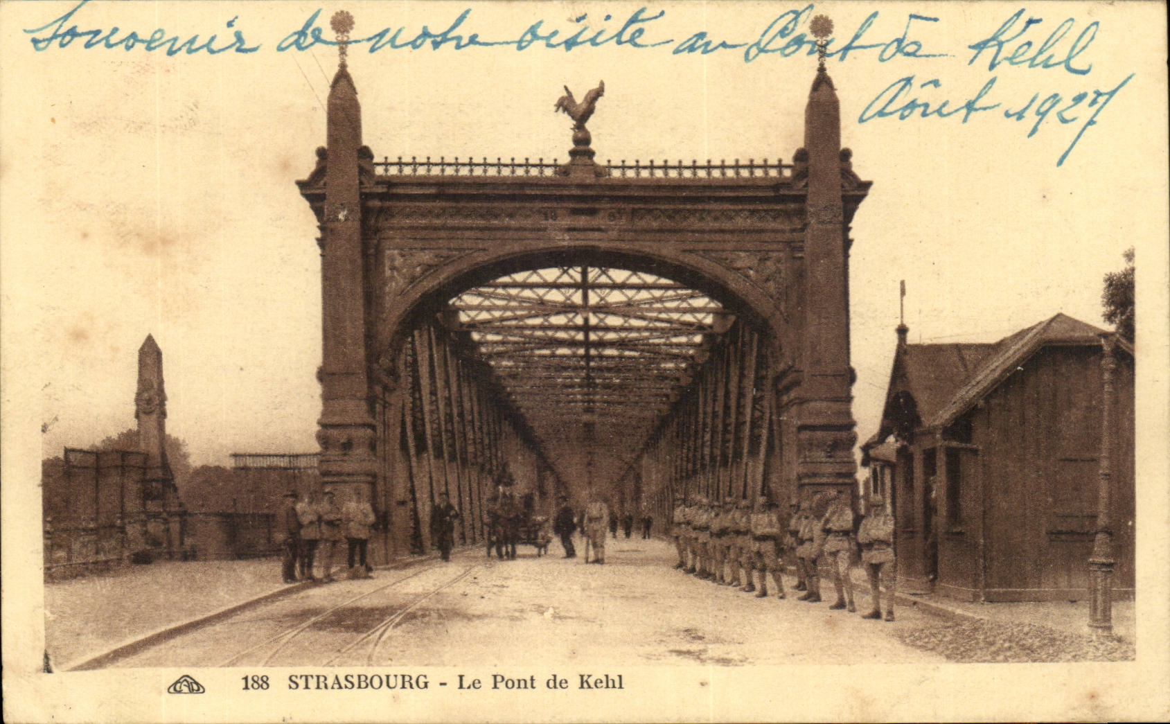 Strasbourg CPA the bridge of Kehl