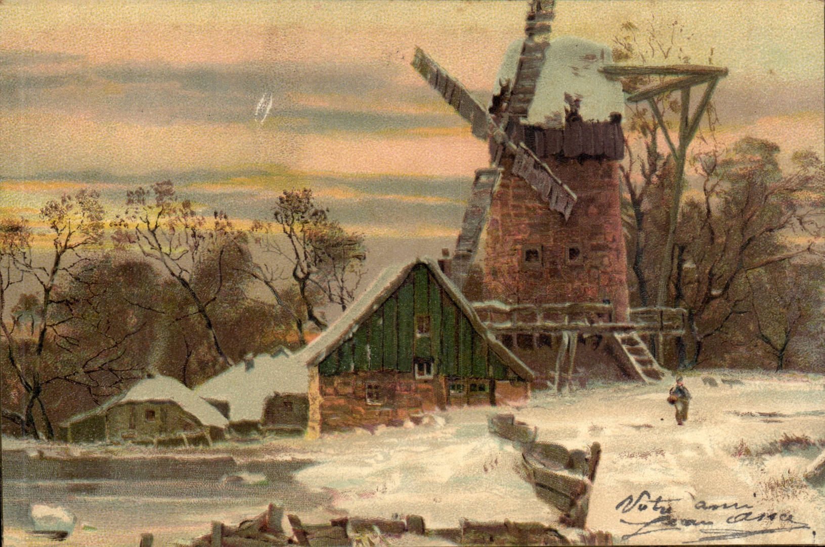 CPA Fantaisie Moulin