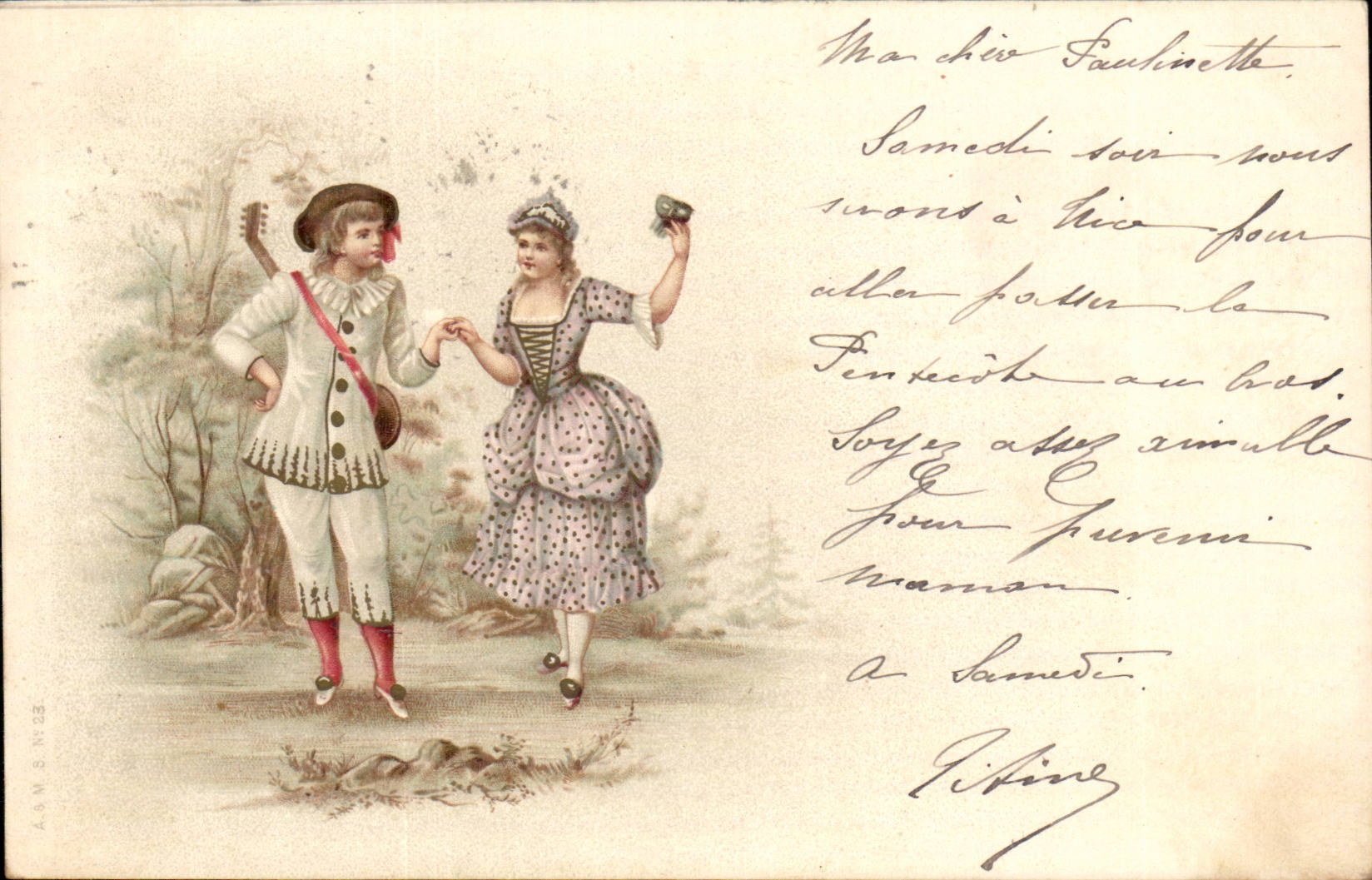 CPA Fantasy Woman and dancing man