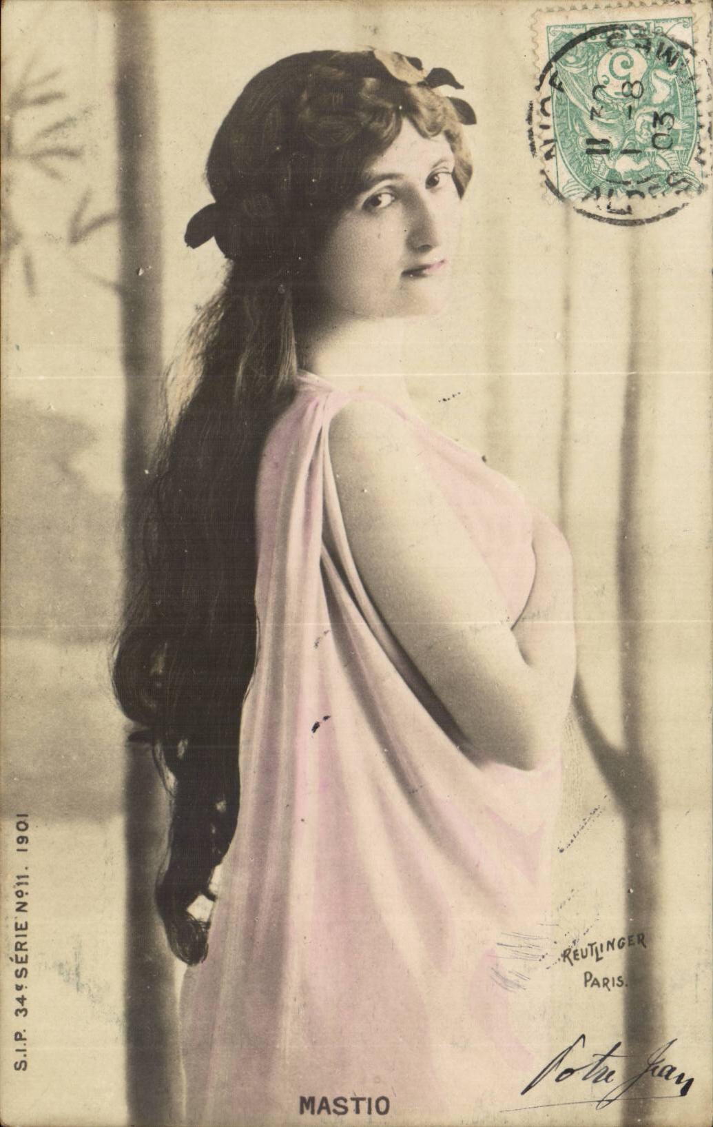 CPA Fantasy Woman Reutlinger Paris Mastio