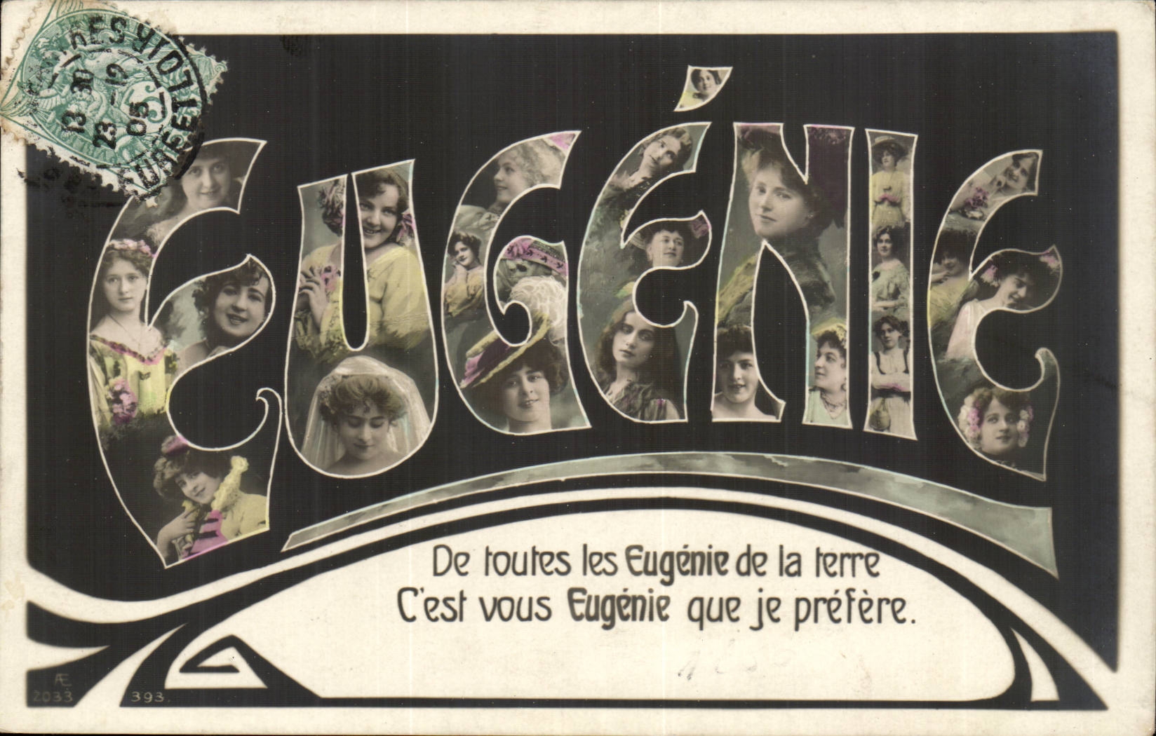 CPA Good Fantasy Celebrates Eugenie Prenom