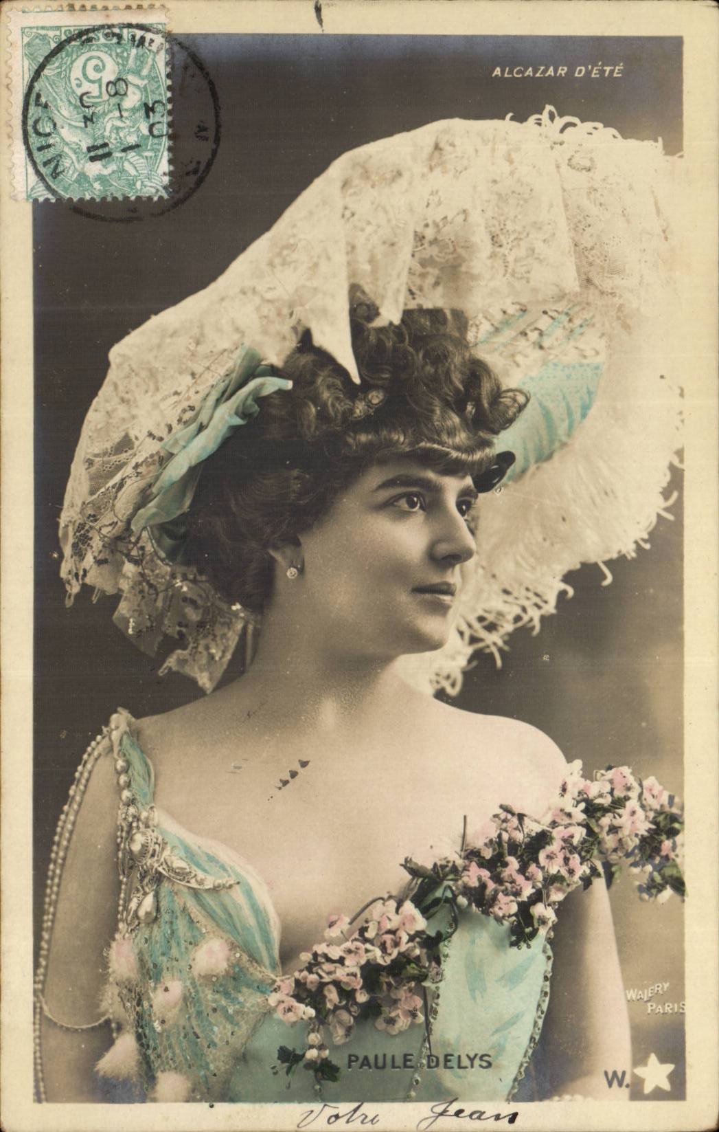 CPA Fantasy Alcazar Woman of summer Paule Delys