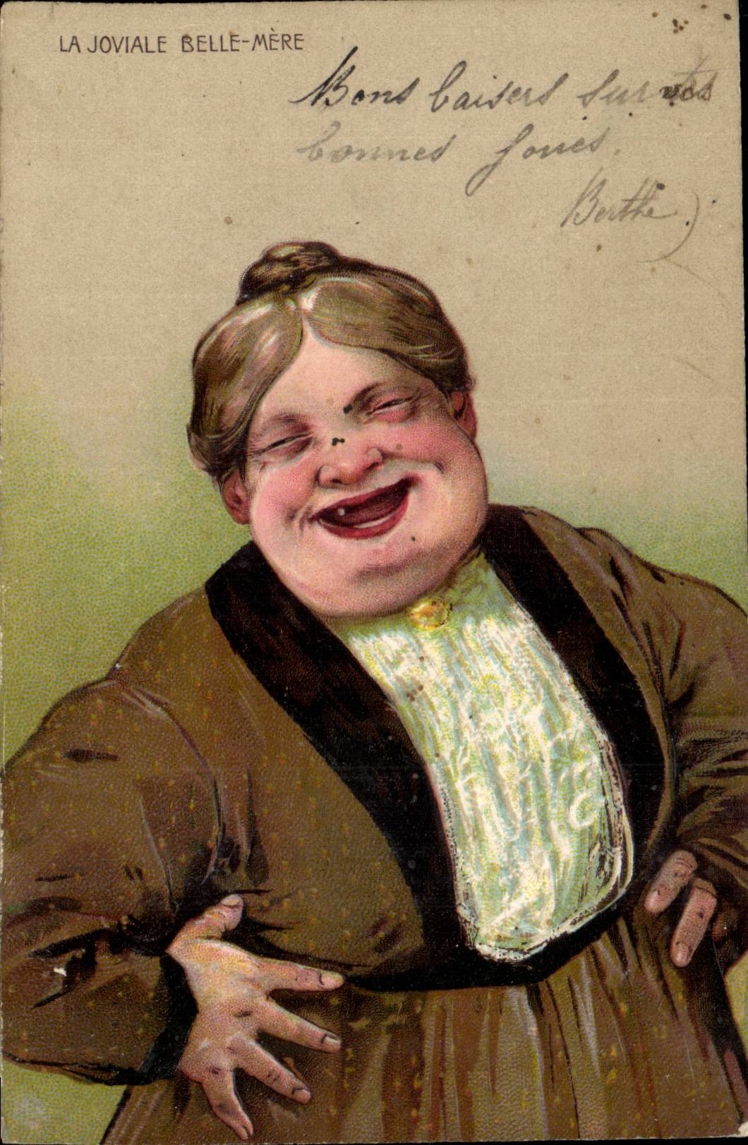 CPA Fantasy Woman Humor jovial the beautiful mother