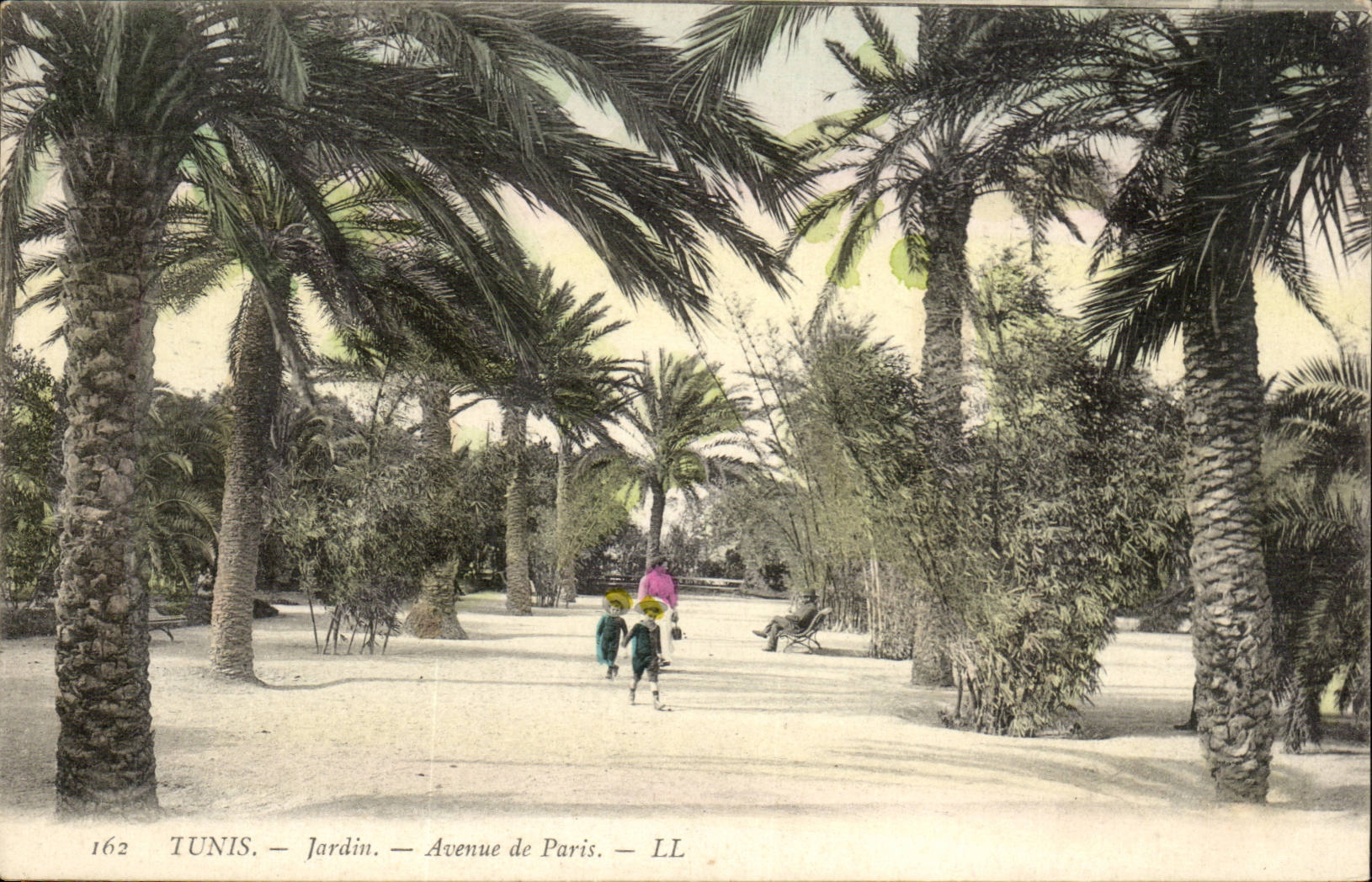 Tunisia Tunis CPA Garden Which occurred of Paris