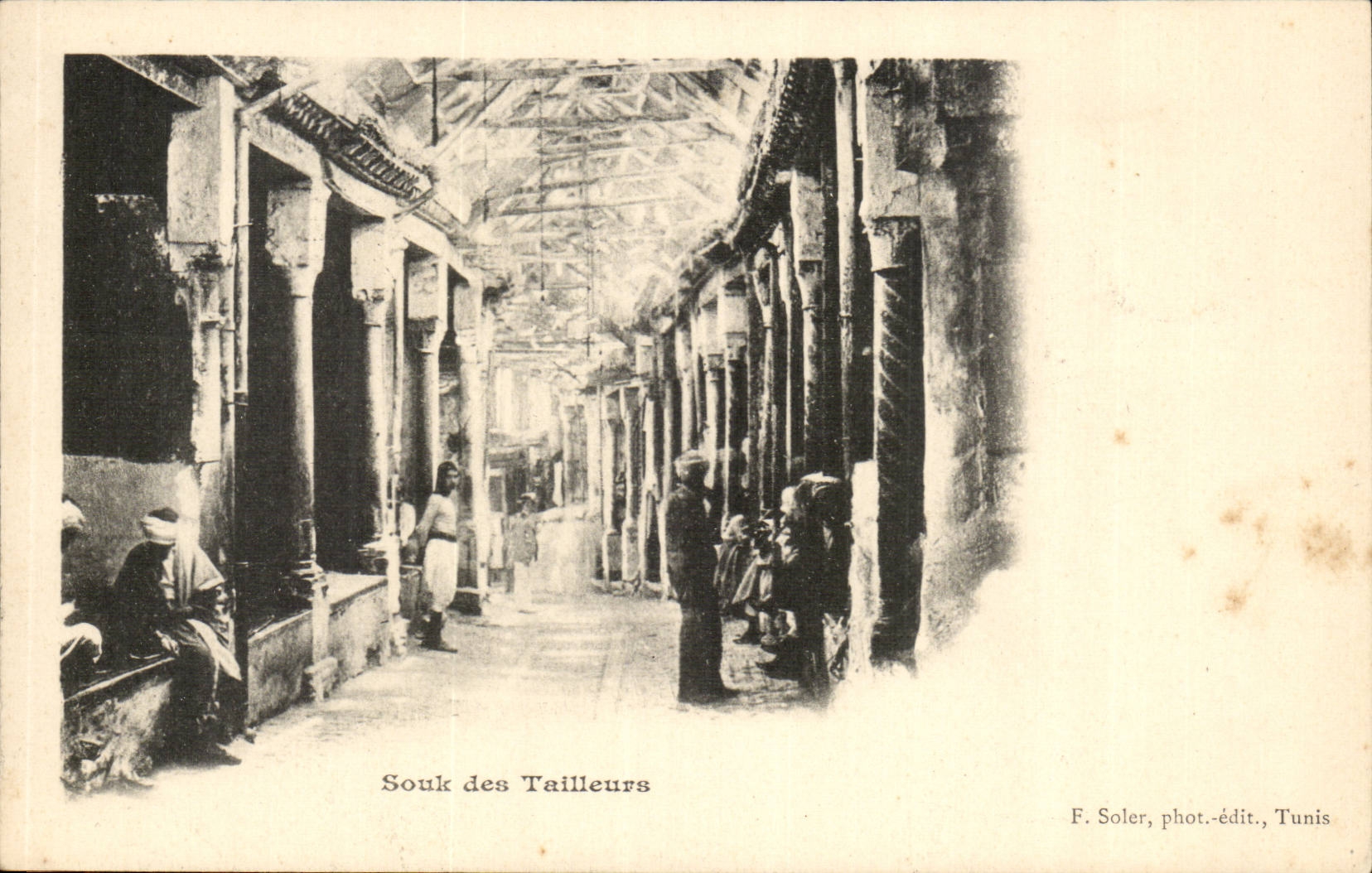 Tunisia Tunis CPA Souk of the tailors