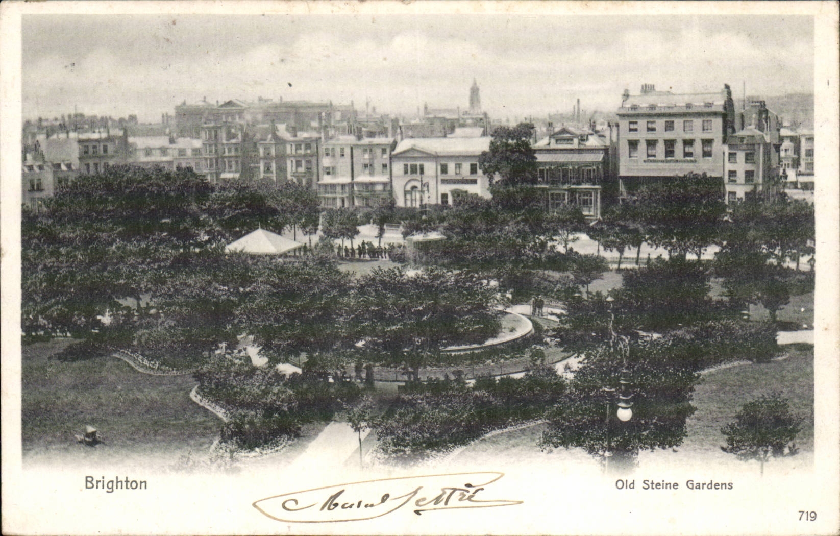 The United Kingdom Brighton CPA old Steine gardens