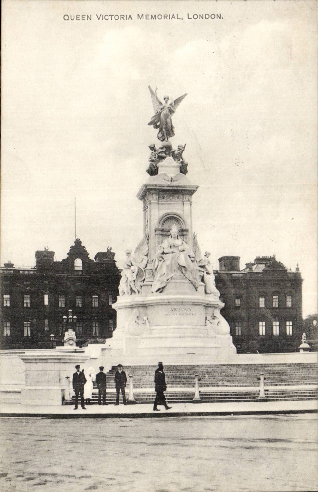 The United Kingdom London london CPA Queen Victori memorial