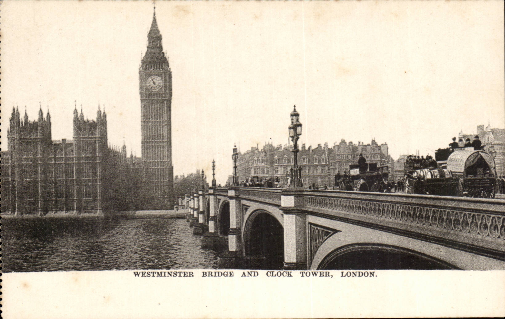 The United Kingdom London london CPA Westiminster Bridge and clock tower