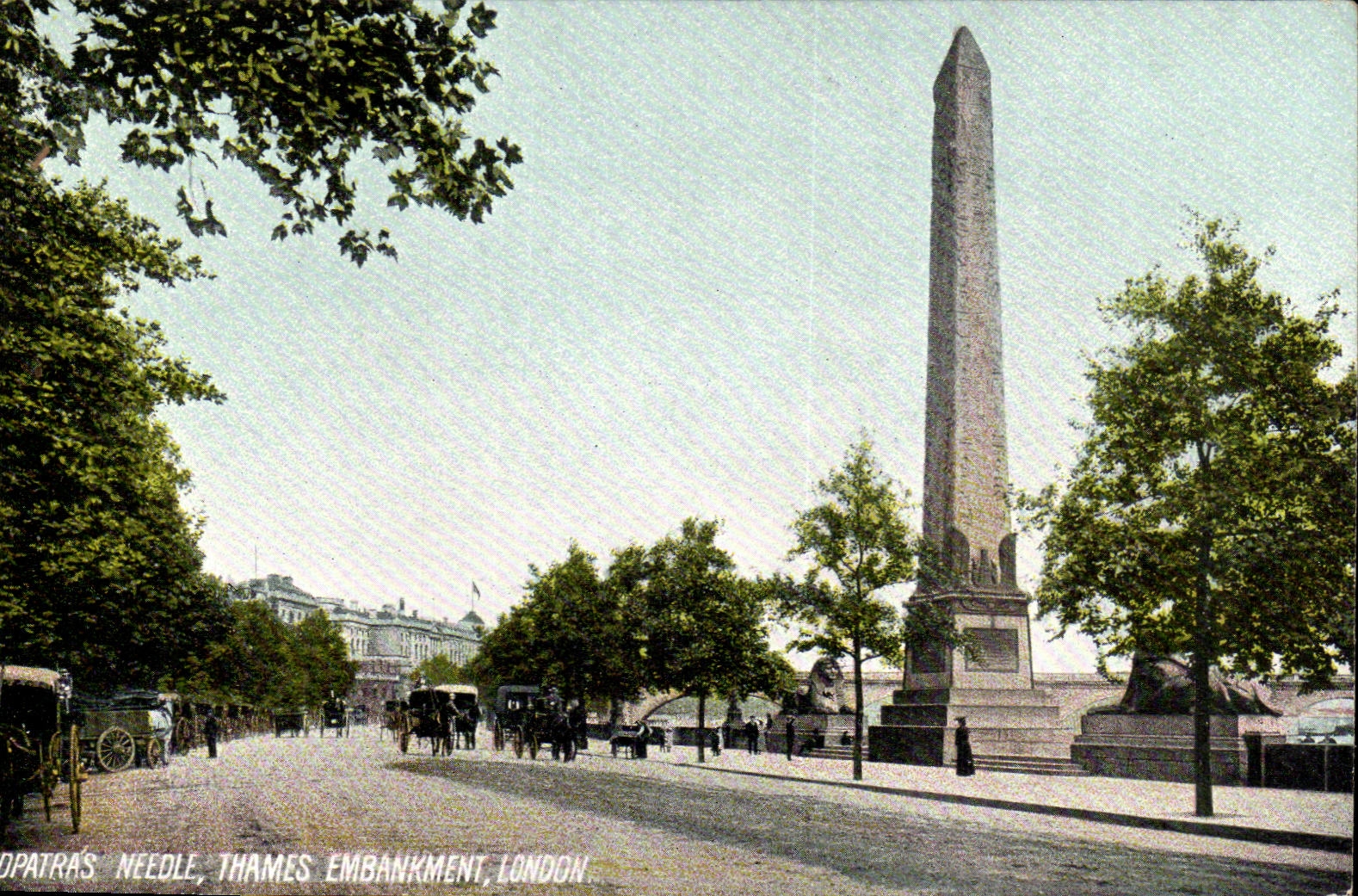 The United Kingdom London london CPA Cleopatra' S Needle Thames Embankment