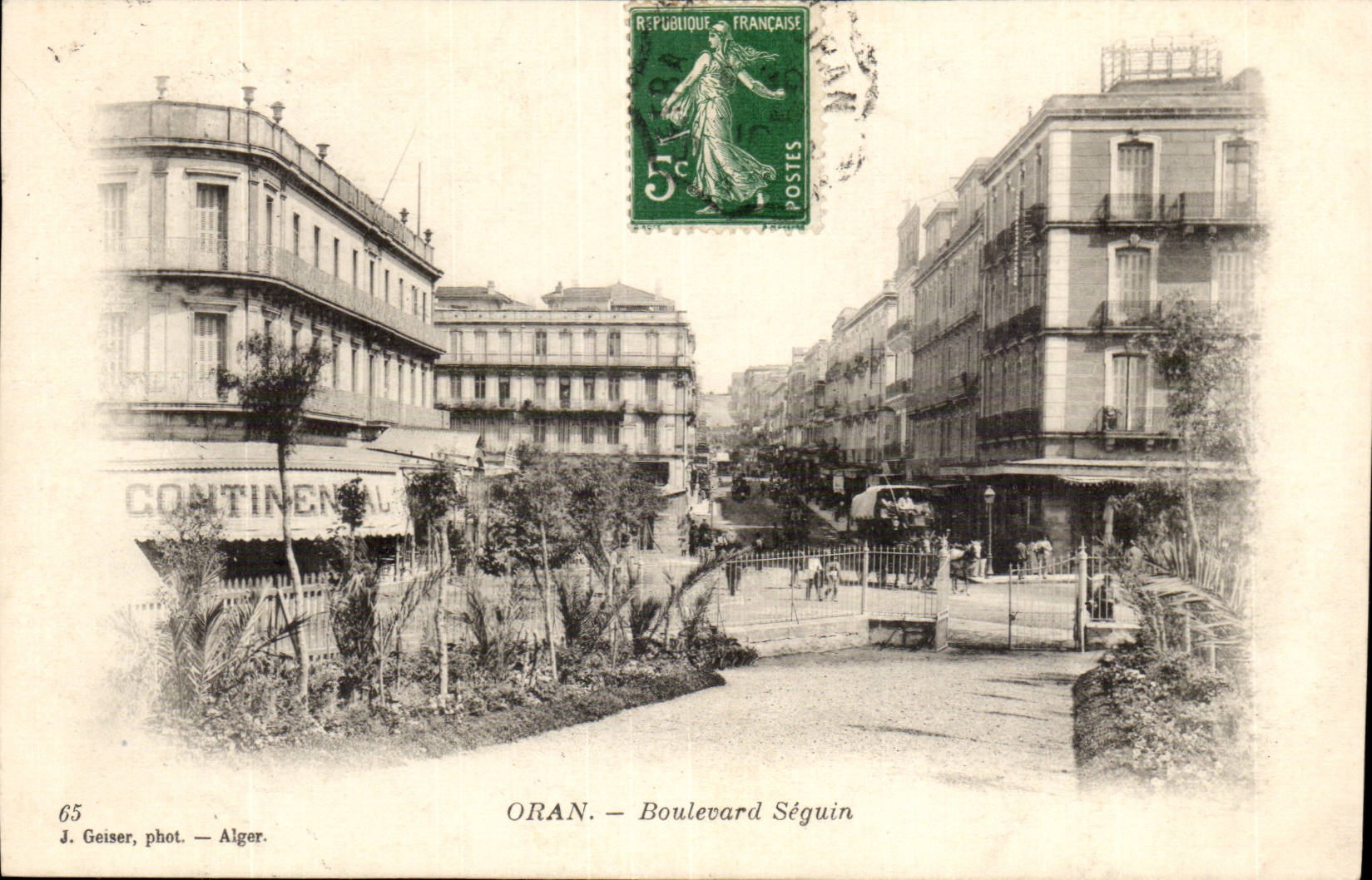 Algeria Oran CPA the Seguin boulevard