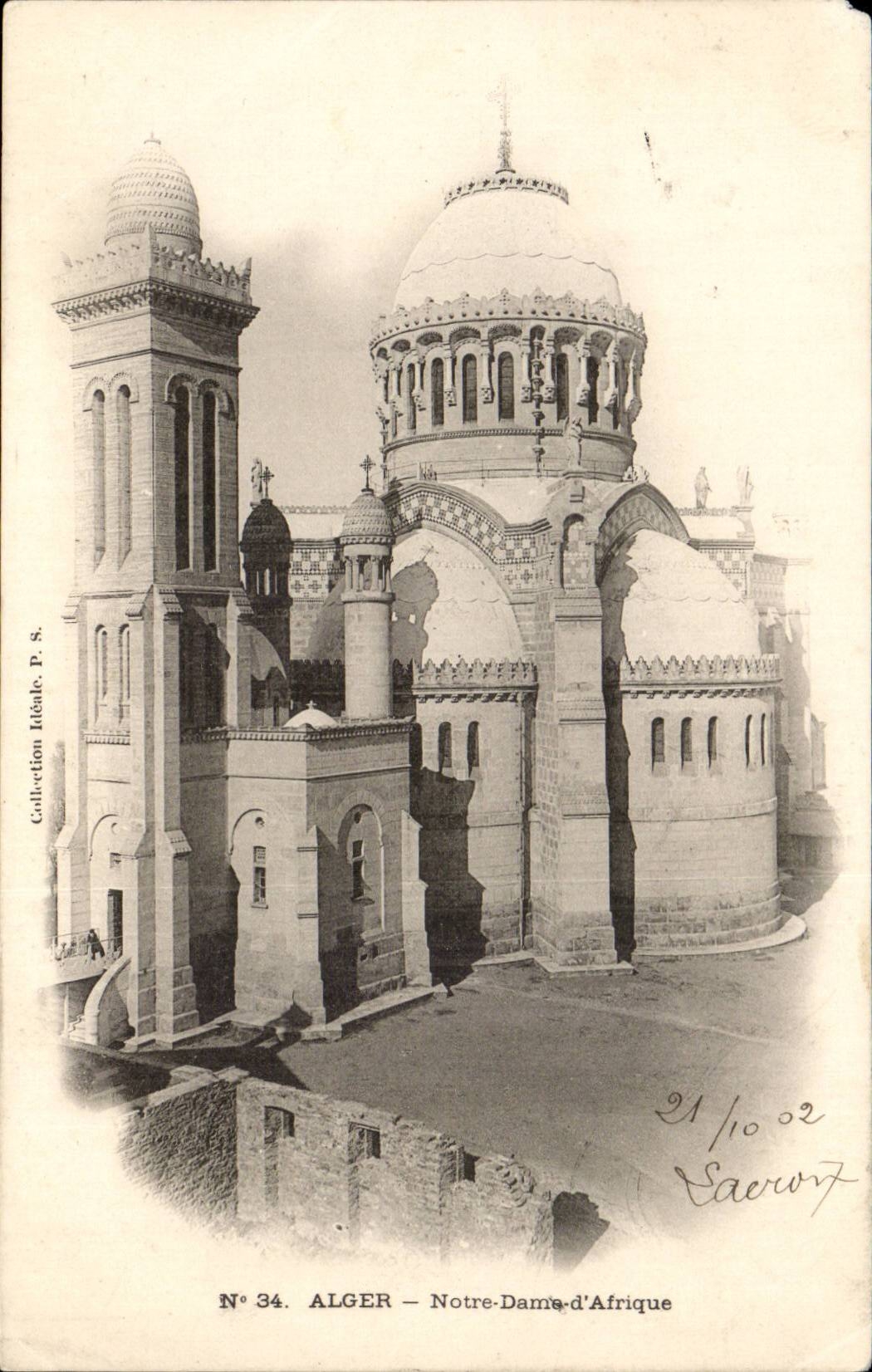 Algeria Algiers CPA Notre Dame of Africa